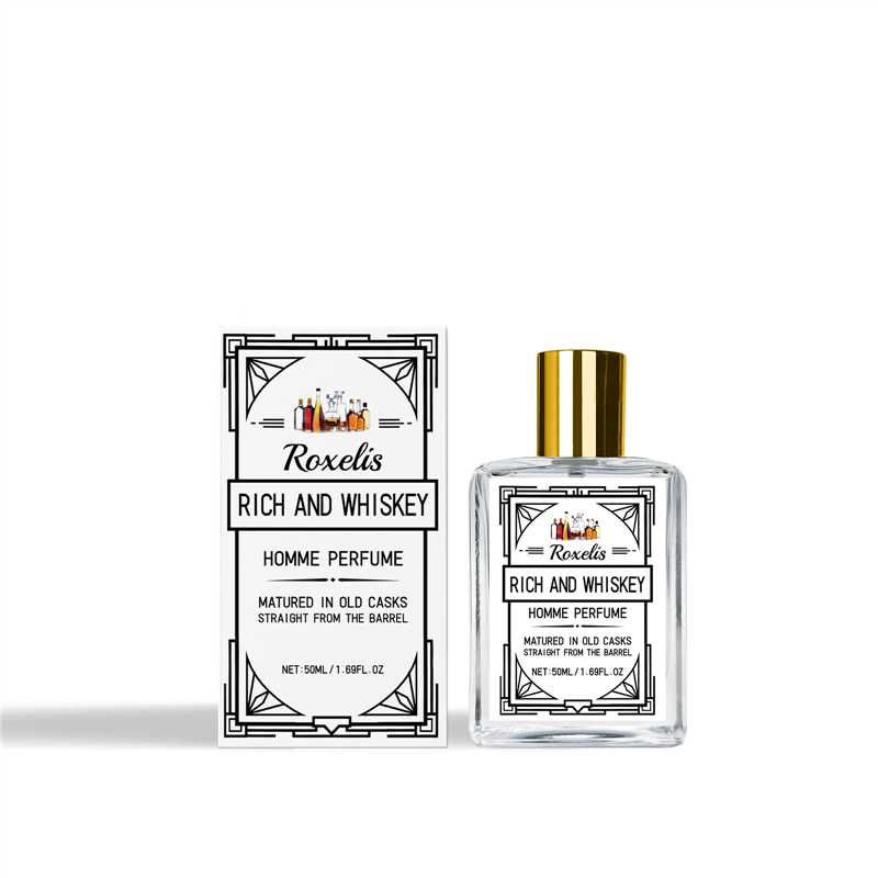 Men Charm Whiskey Perfume Vanilla Sandalwood Woody Long Lasting For Daily Wear