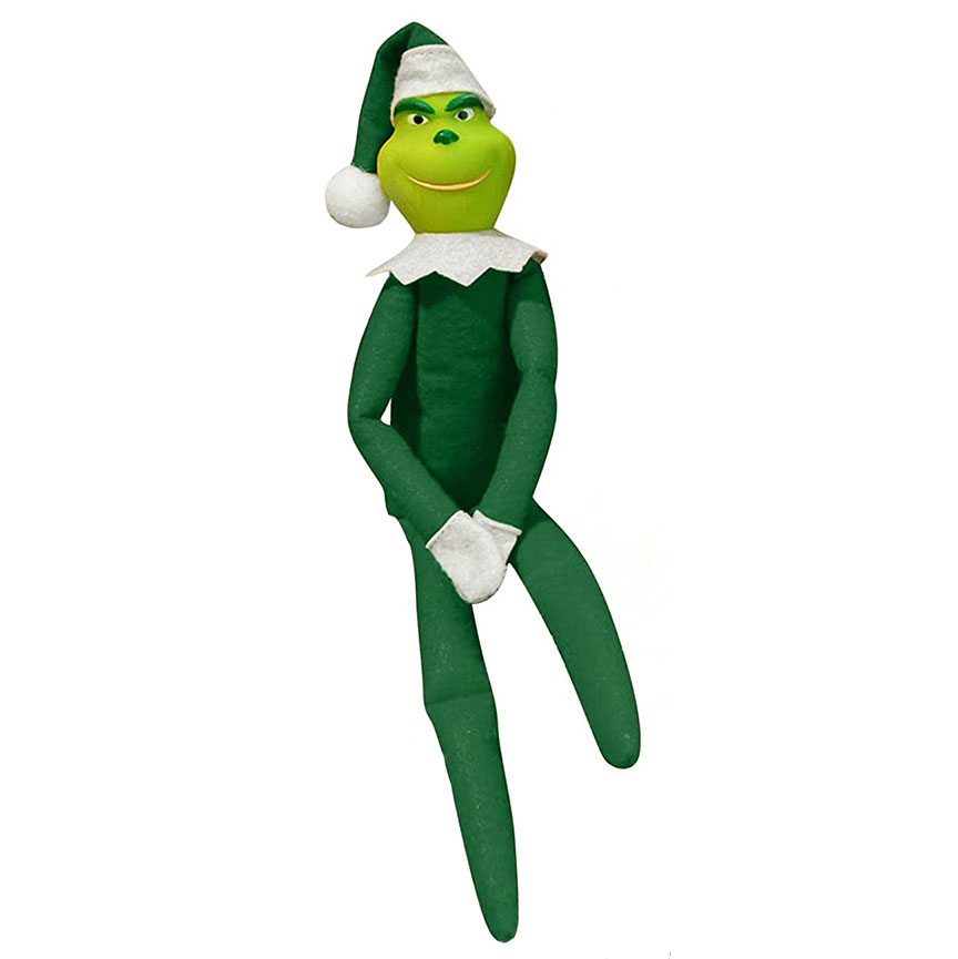 (Green) Elf on the Shelf Prankster Christmas Elf Stuffed Green Monster Naughty Dolls Naughty Christmas Elves Behavin Badly Different Colours and Types xmas decoration