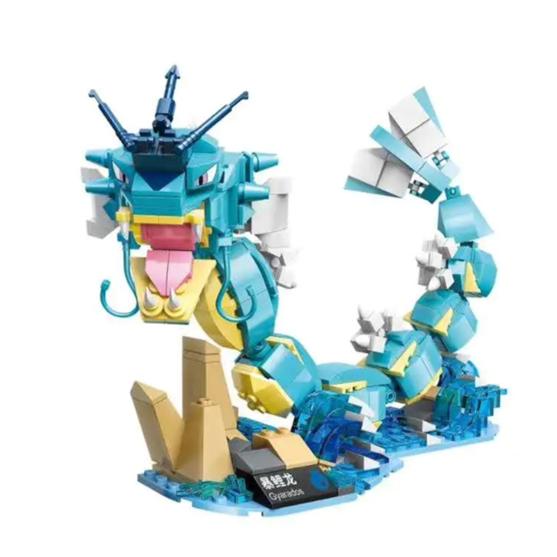 (Charizard) Pokemon Anime Cartoon Pikachu Bulbasaur Building Blocks Bricks Sets Movie Dolls Model Kids Toys For Children Gift
