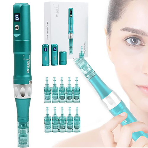 Dr pen Ultima A6S Wireless Derma Pen Skin Rejuvenation System Machine Professional Microneedle With 12 pcs Cartridges Portable Beauty Machine for Anti Aging Home Use
