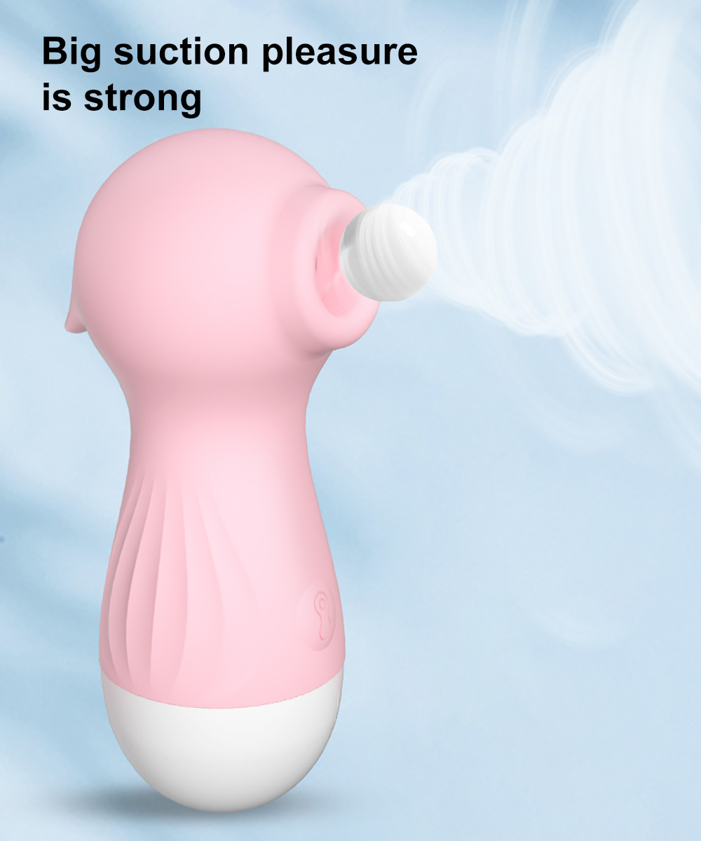 (Pink) Sucking Vibrator AV Vibrating Massager Nipple Oral Vacuum Stimulator Female Masturbator Adult Sex Toys For Women 10 Frequency USB Charging Waterproof