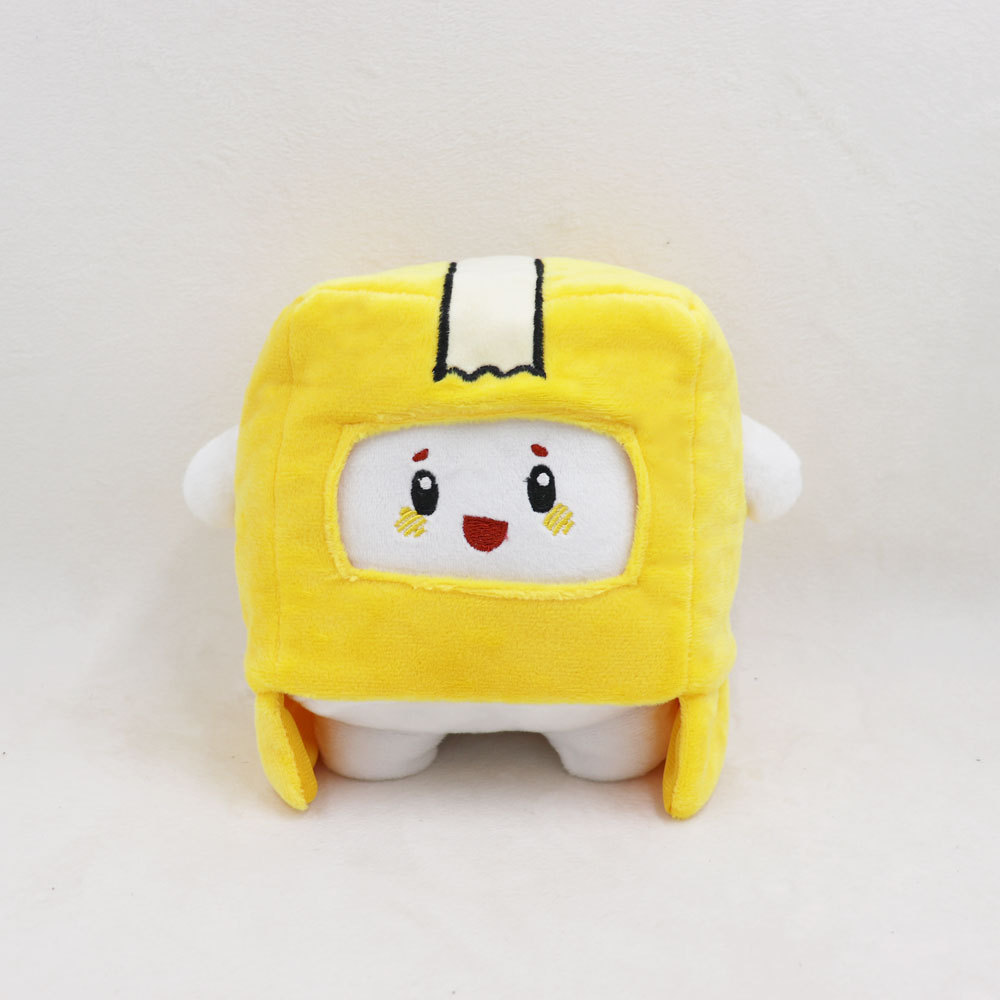 (BOXY 20cm) Pillow Stuffed Lankybox Shark Plush Doll Kids Toys
