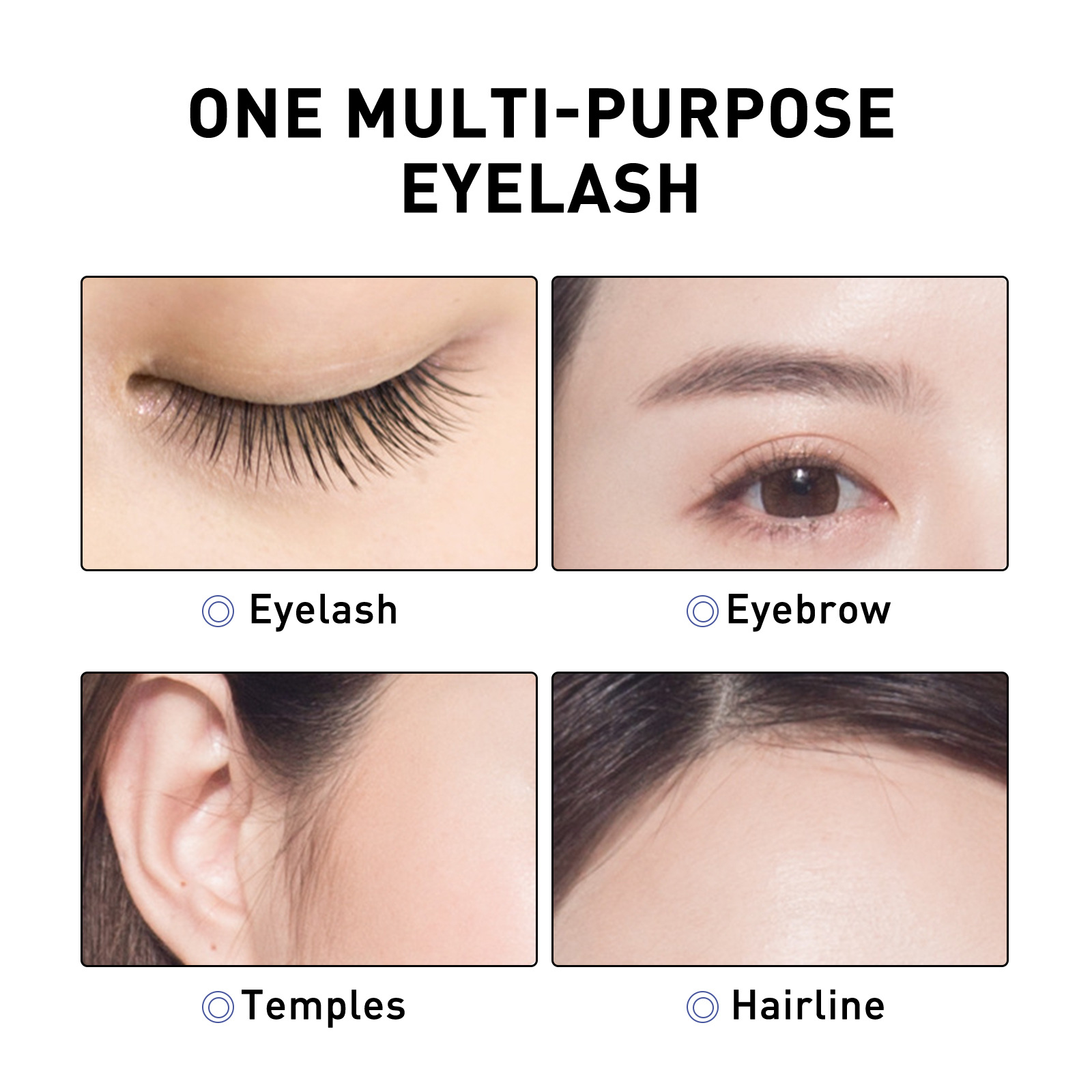 Eyelash Growth Serum Eyebrows Temples Hairline Enhancer Lashes Essence Enhancement Care Lengthening Nourishing Repair Curling Fuller Fast Thicker