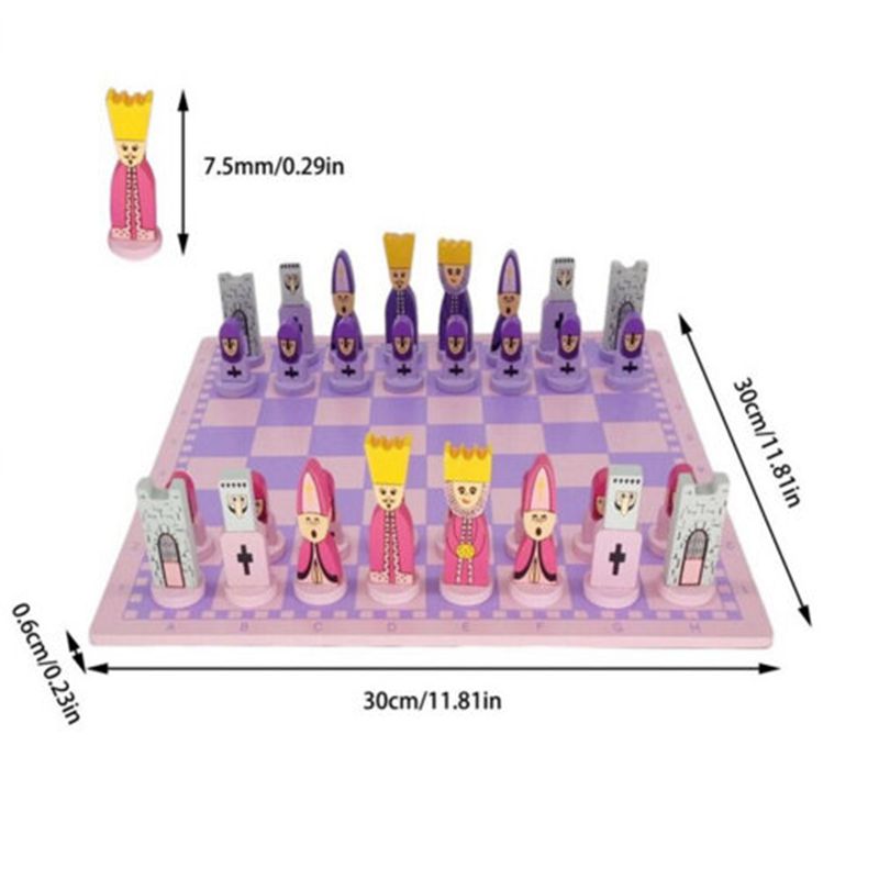 Wooden Chess Set Childrens Educational Toys Board And Crafted end Chess Gift|Strategy Games