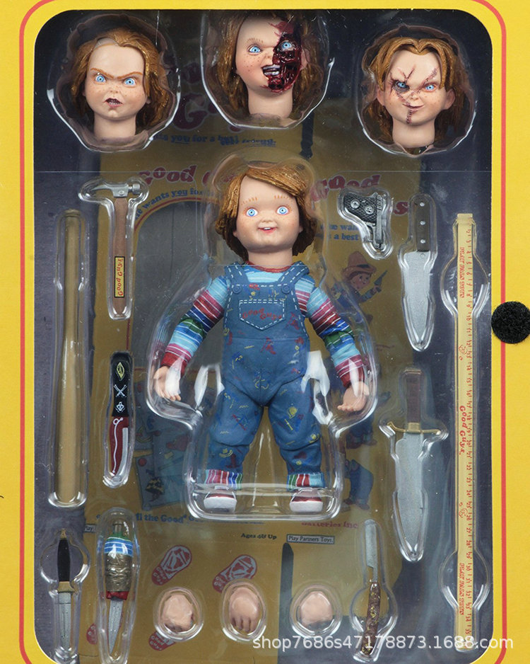 NECA Chucky 4 inch Scale Action Figure Ultimate Chucky Multicolour