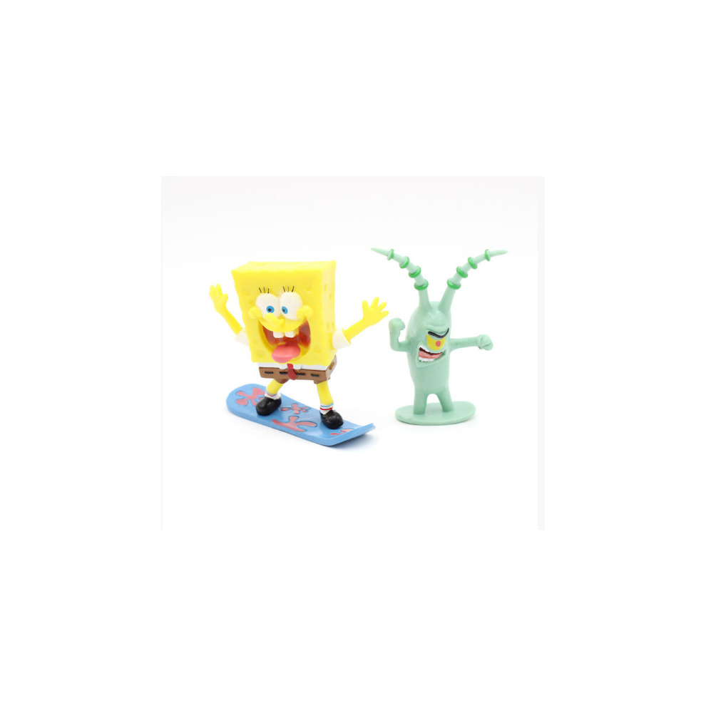 12pcs Spongebob Patrick Cartoon Figure Toy