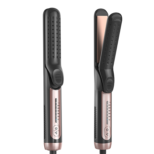 Hair Straighteners for Women Hair Curler Ceramic Plates Flat Iron Straightening Styling Tool for Long Short Thick Hair Adjustable Temperature LCD Display