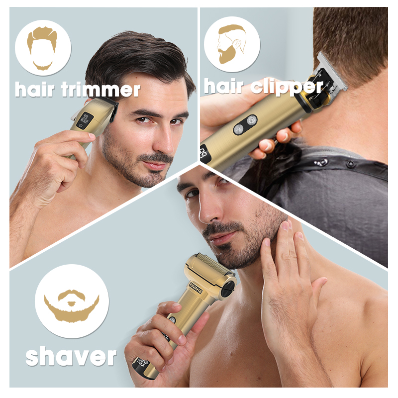 Professional Hair Clippers for Men Detail Trimmer Electric Razor Shavers Cordless Clippers Hair Trimmer and Beard Shaver Set Mens Grooming Kit for Gifts