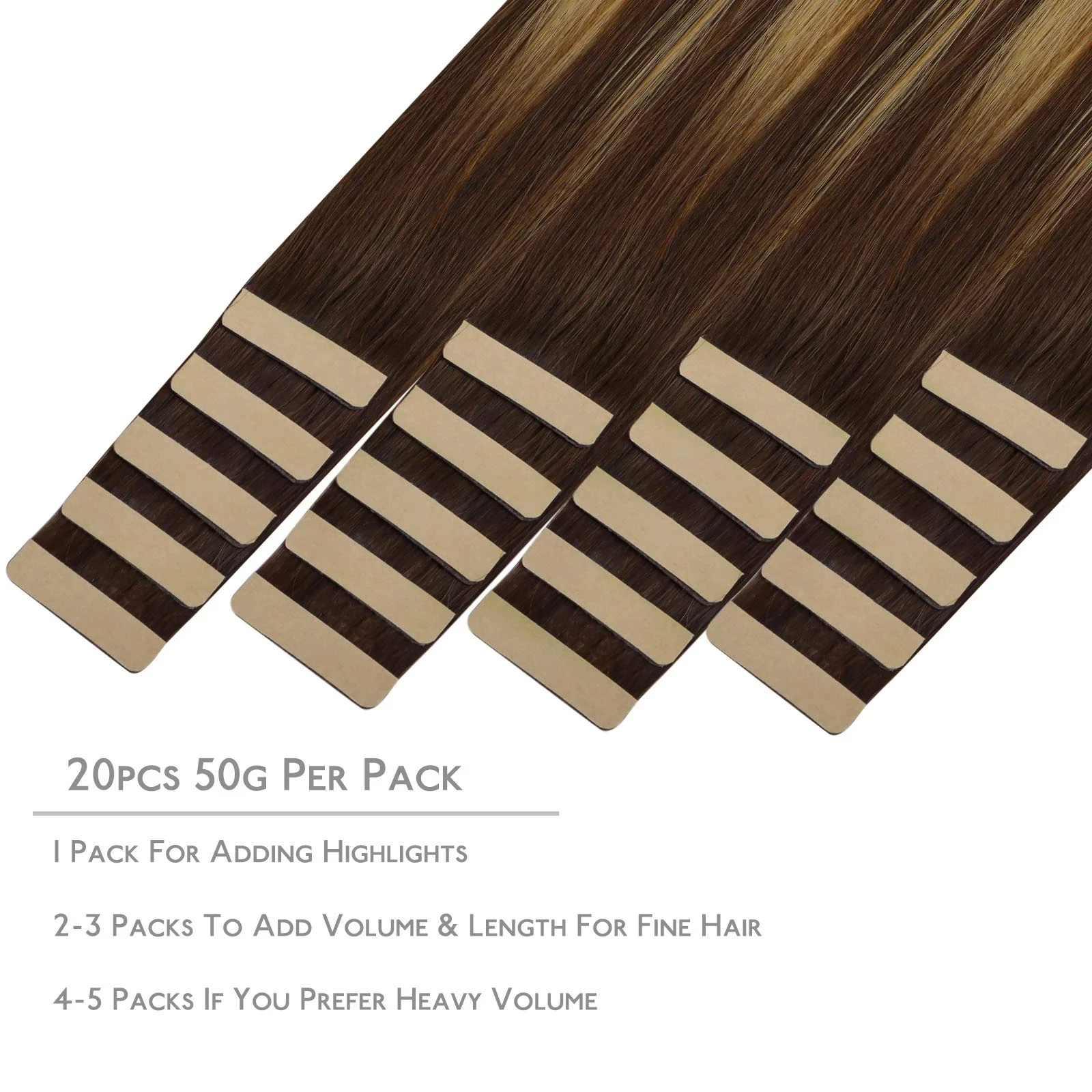 (24inch 50g) Tape Hair Extensions Human Hair Real Remy Tape in Hair Extension Seamless Skin For Salon High Quality Natural Hair Transplant