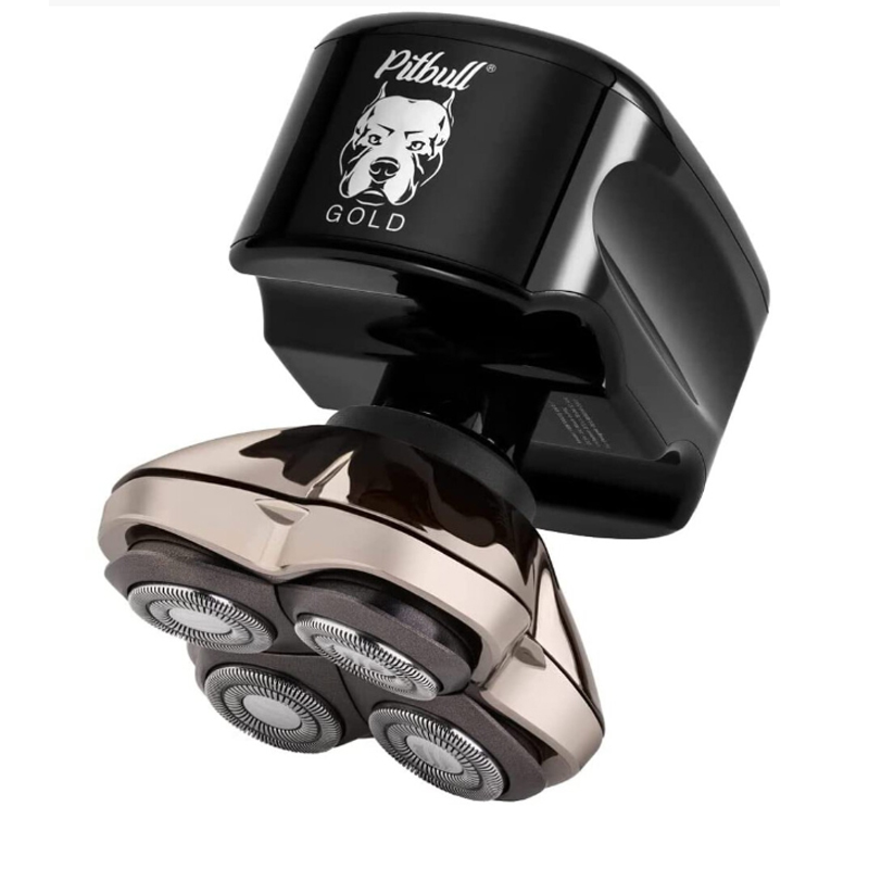 Skull Shaver Pitbull Gold PRO Mens Electric Head and Face Shaver