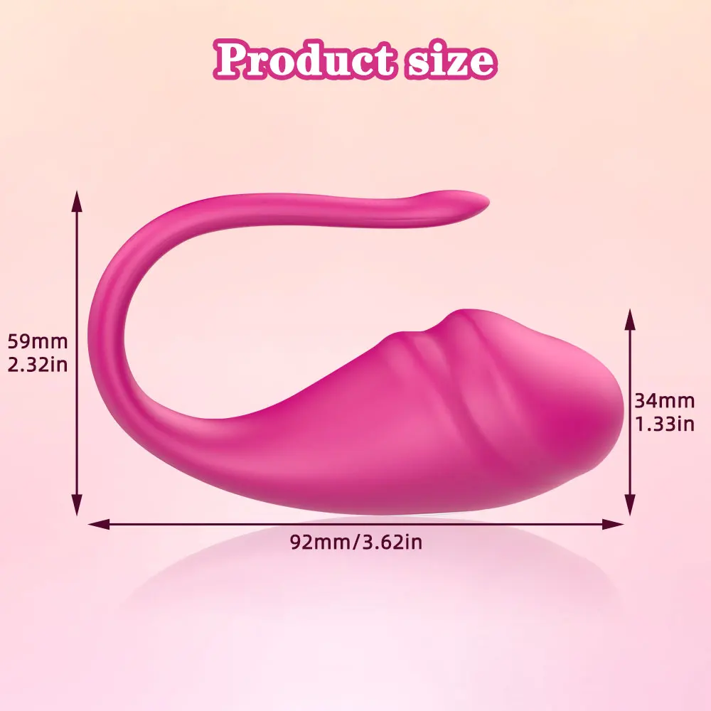Vibrator for Women Wearable Love Egg APP Control G Spot Dildo Wireless Bluetooth Vagina Clitoris Stimulator Masturbation Female Adult Sex Toys Sexy
