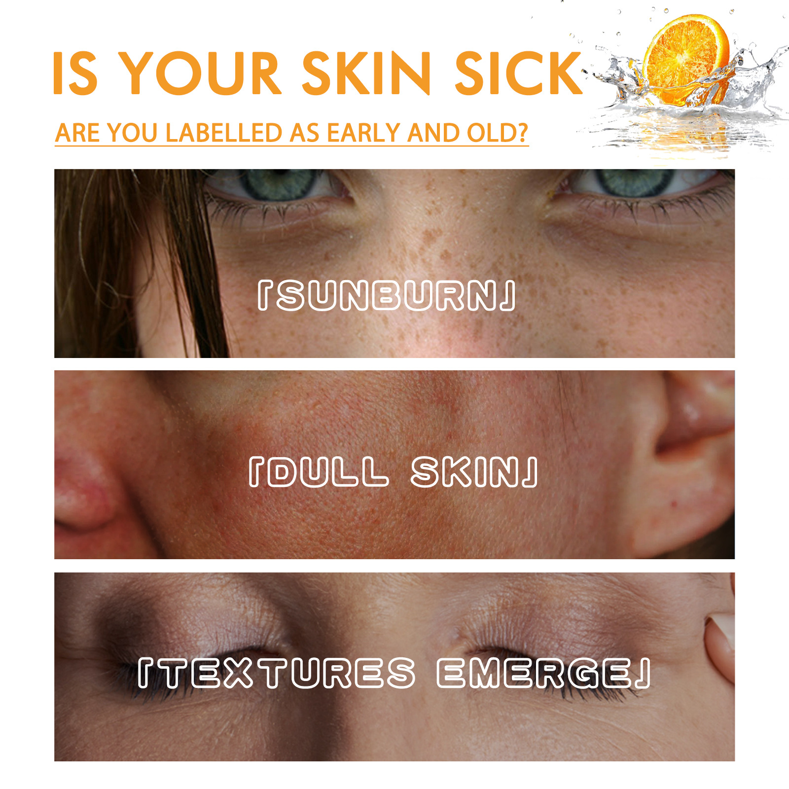 OUHOE Vitamin C Whitening Face Serum Remove Dark Spots Freckles Fade Melanin Retinol Anti-wrinkle Essence Brightening Beauty Skin Care