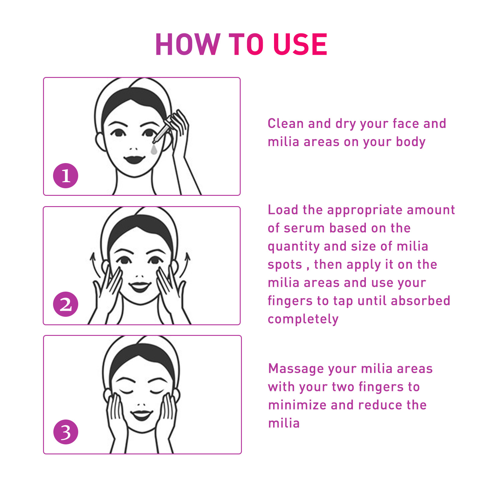 (1 PC) Fat Granules Removal Eye Serum Milia Spot Treatment Puffiness Repair Fine Lines Eye Bag Oil Control Moisturize Essence Eye Skin Soothing Remove Particles Around the Eyes
