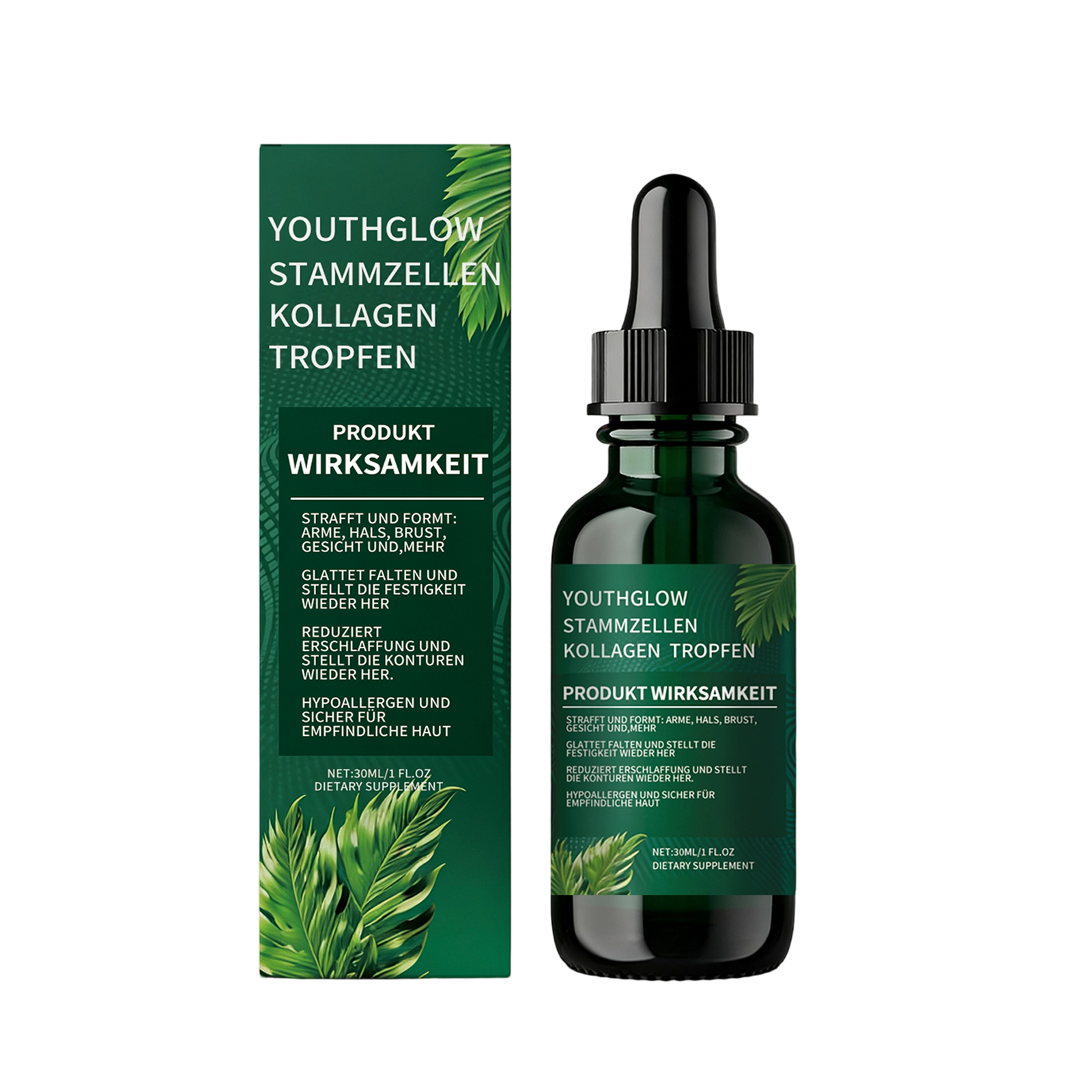 Body Care Drops - Skin, Hair & Nail Support, Gentle Fast-Absorbing Daily Nutritional Supplement for Overall Wellness