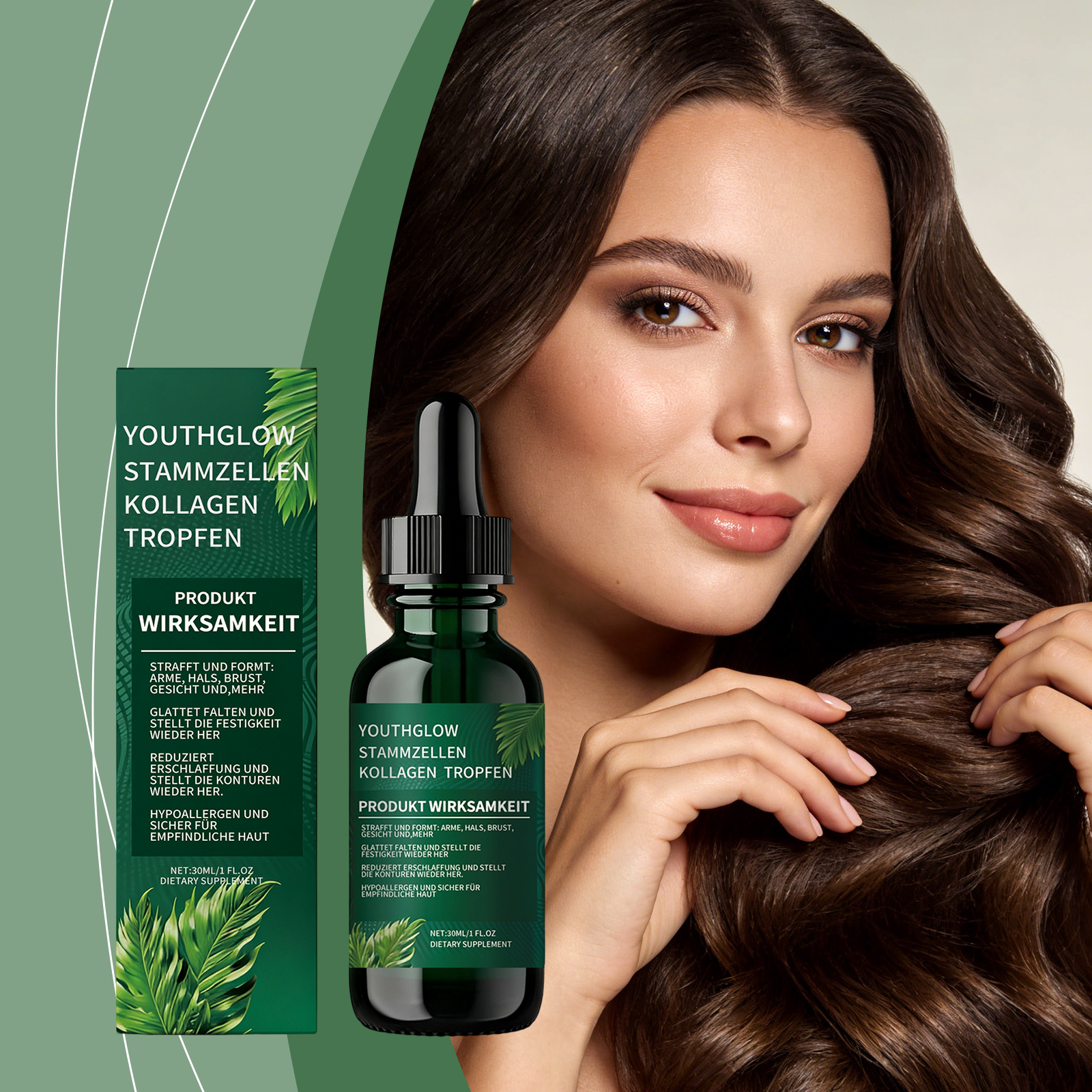 Body Care Drops - Skin, Hair & Nail Support, Gentle Fast-Absorbing Daily Nutritional Supplement for Overall Wellness