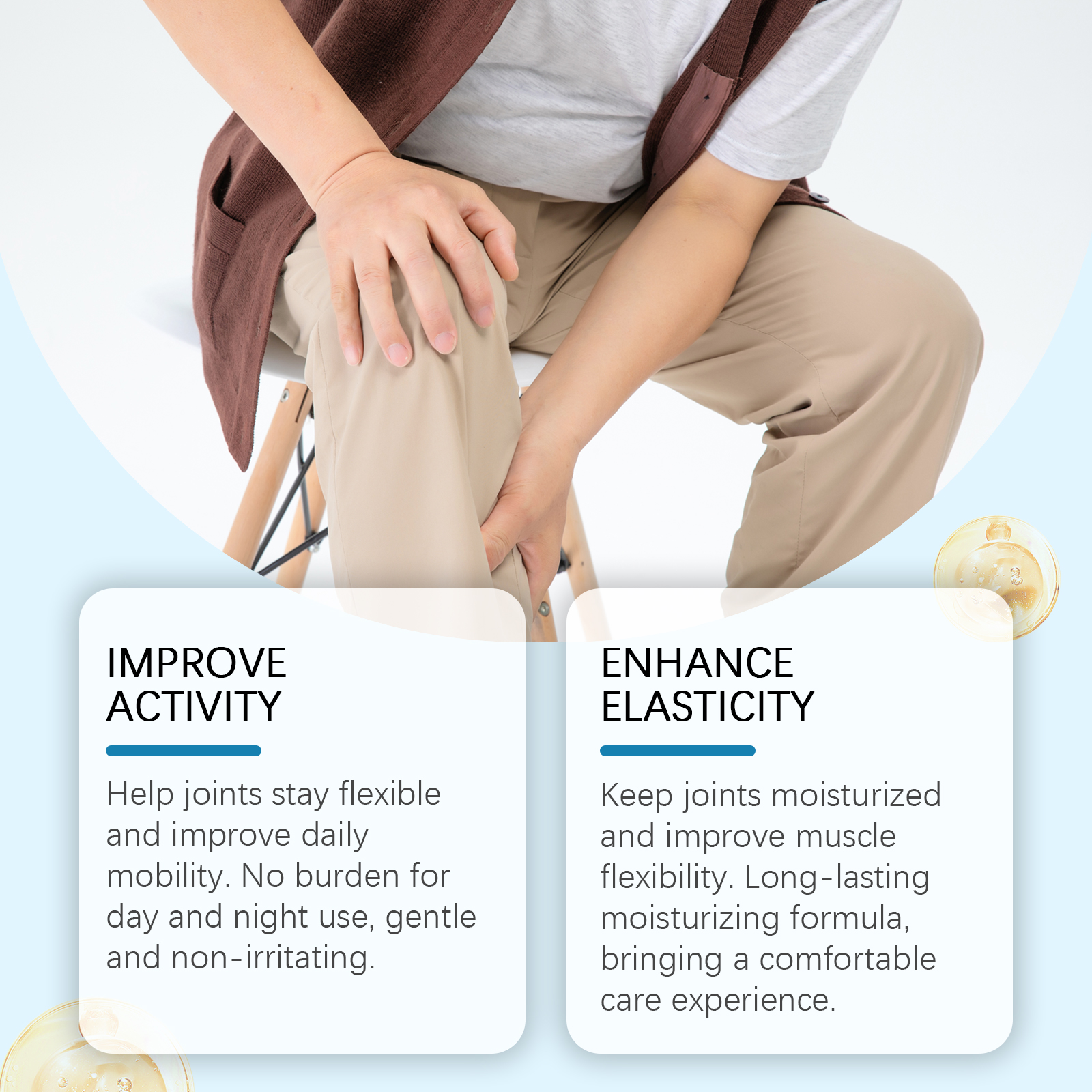 Joint Relief Cream Gentle Collagen Nourishing Body Massage Cream for Soothing Daily Discomfort in Hands and Feet