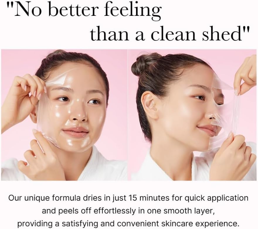 medicube Wrapping Mask Collagen Overnight Peel Off Facial Mask Elasticity Hydration Care Firmer-Looking Radiant Skin Hydrolyzed Collagen Glowing Korean Skincare