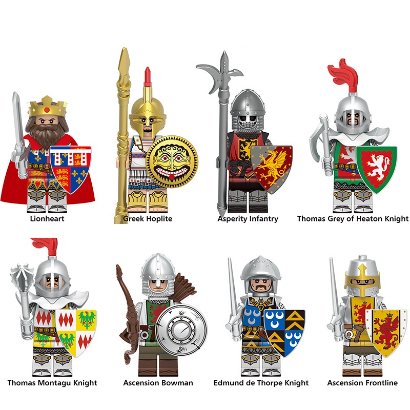 (Trooper A) Kids Toys Soldiers Building Blocks Medieval Series Dwarf Minifigures Fit Lego Toys Gifts