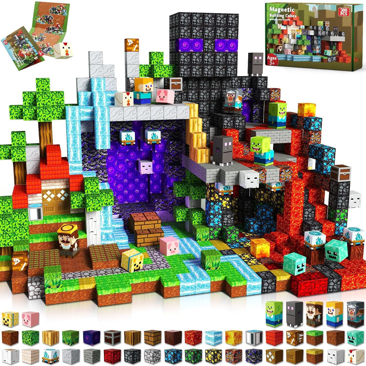 My World Building Blocks Brick Set Building Blocks Classic Model Sets Bricks Kids Kits