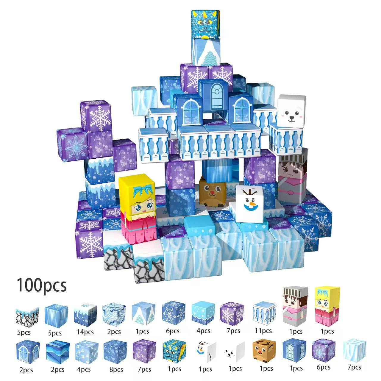 (Magma Forest A) My World Building Blocks Brick Set Building Blocks Classic Model Sets Bricks Kids Kits