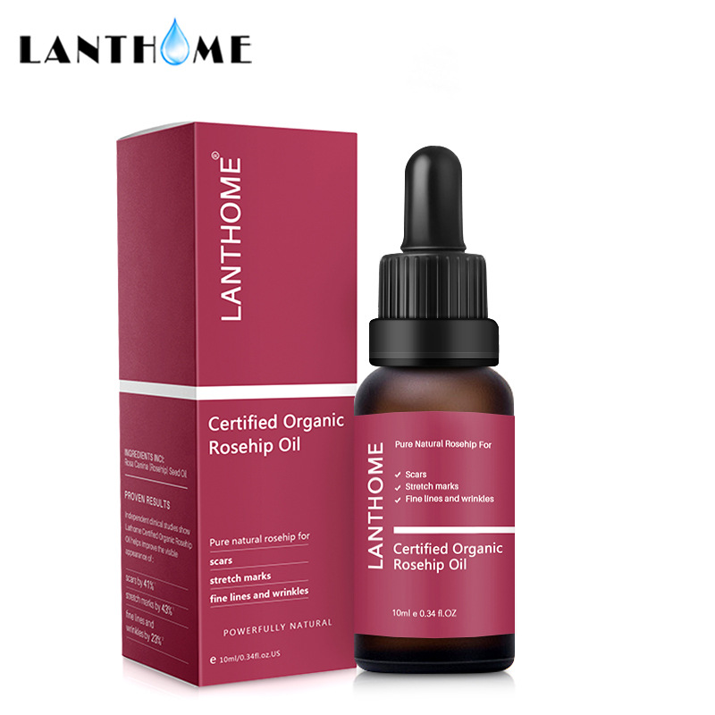 Rosehip Oil Facial Care Essential Oil Moisturising Nourishing Skin Care for Daily Home Use Clear 10ml