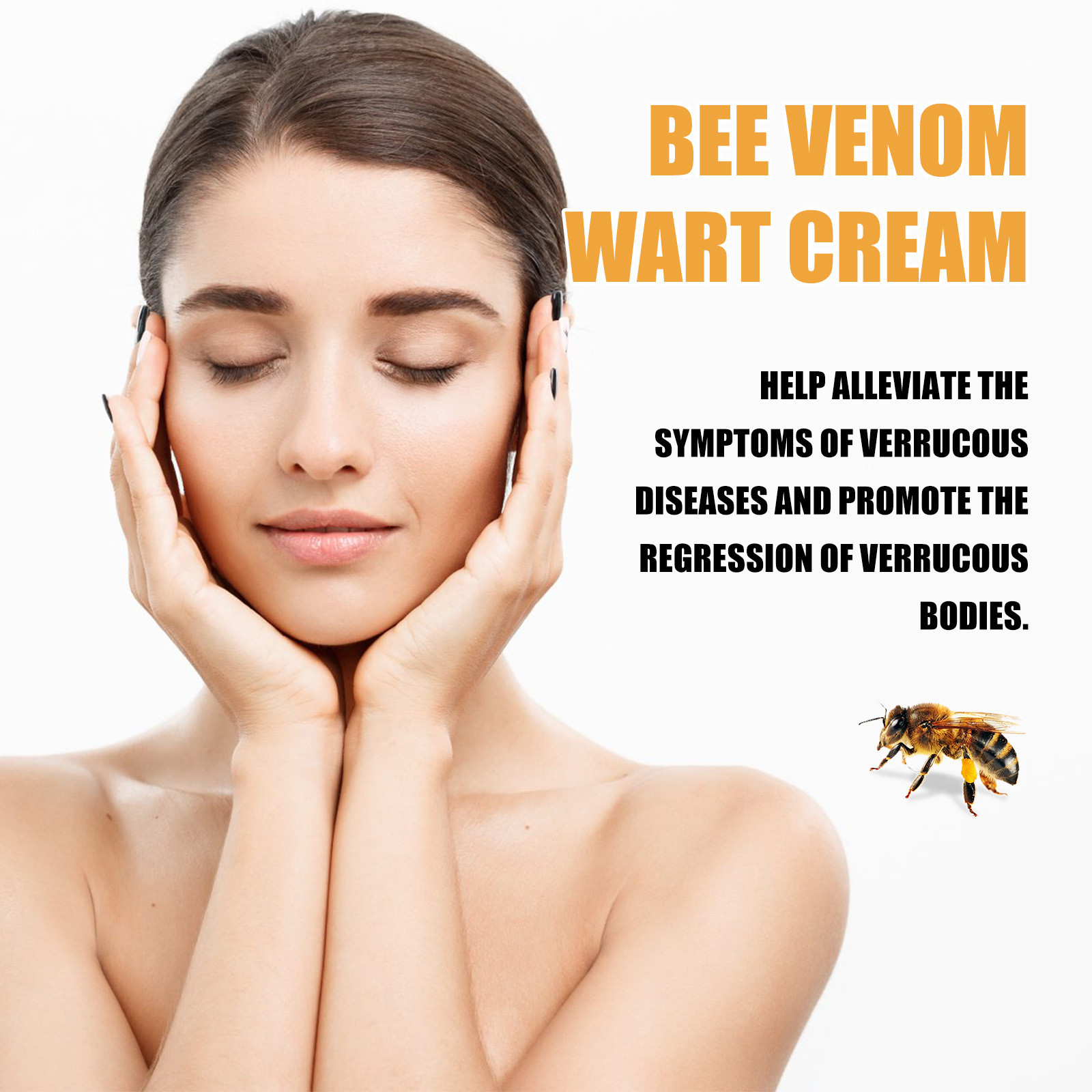 Bee Venom Skin Care Cream Gentle Cleansing Moisturizing Hydrating For Daily Face And Body External Nourishing Treatment