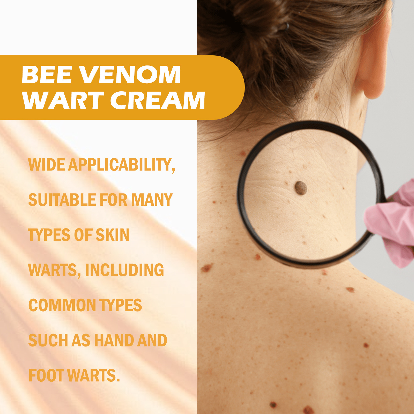 Bee Venom Skin Care Cream Gentle Cleansing Moisturizing Hydrating For Daily Face And Body External Nourishing Treatment