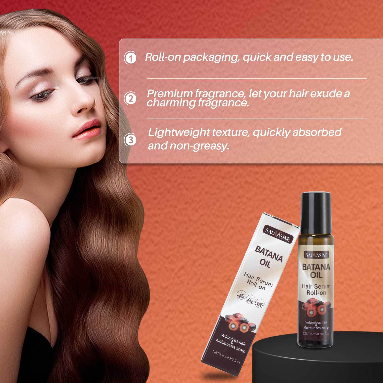 Batana Hair Strengthening Essence Moisturizing Nourishing For Thicker Fuller Hair Daily Scalp And Strand Treatment 15ml