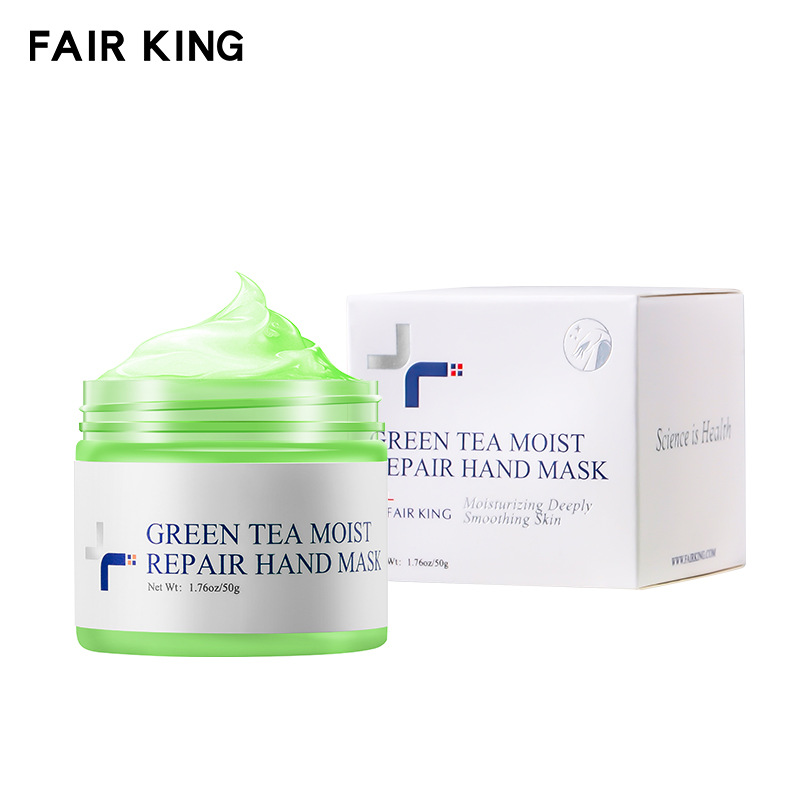 Green Tea Hand Mask Moisturizing Softening Exfoliating For Dry Rough Hands Daily Nourishing Care 50g