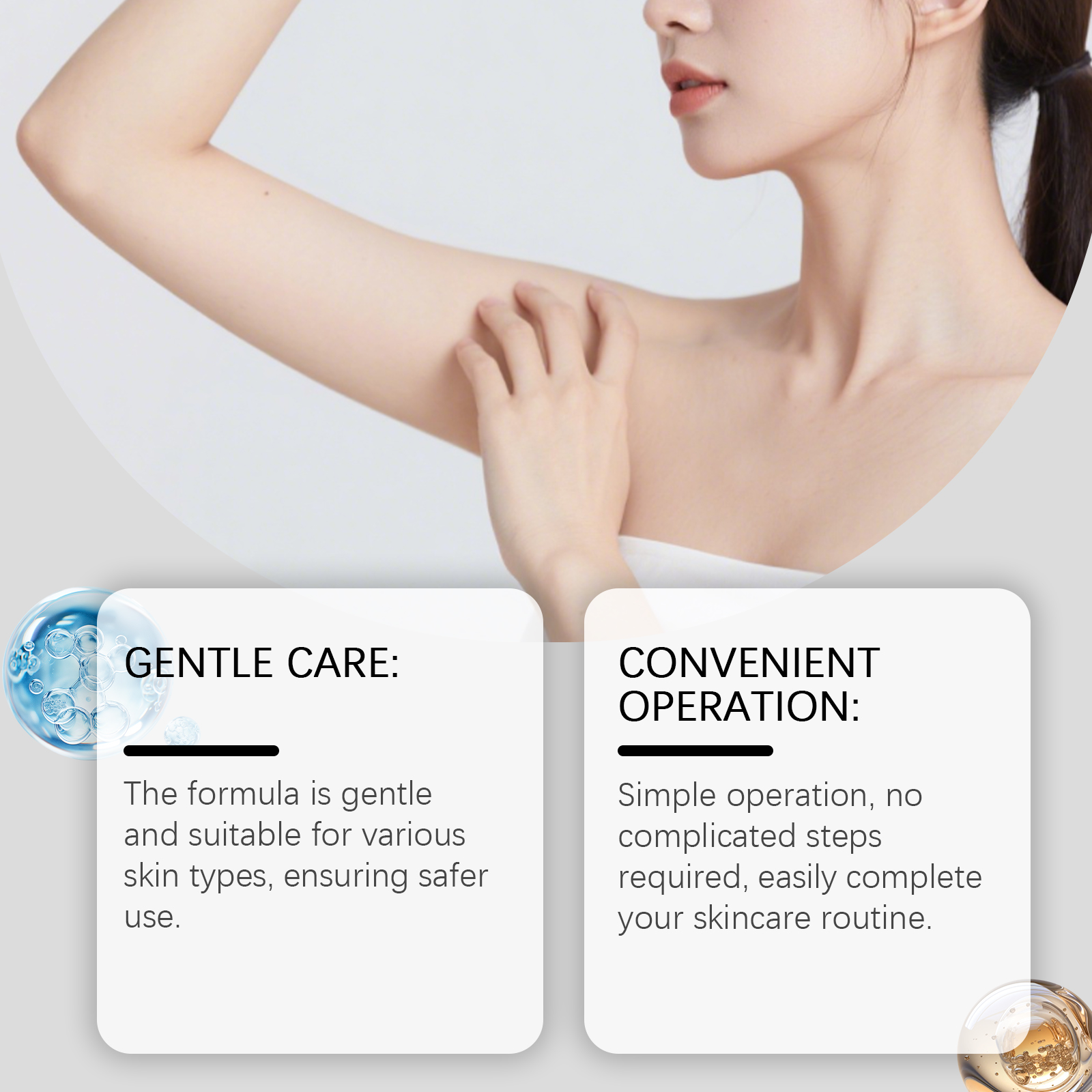 Body Hair Removal Cream Mild Fast Depilation Odorless Daily Body Cleansing Portable Skincare Product Gentle