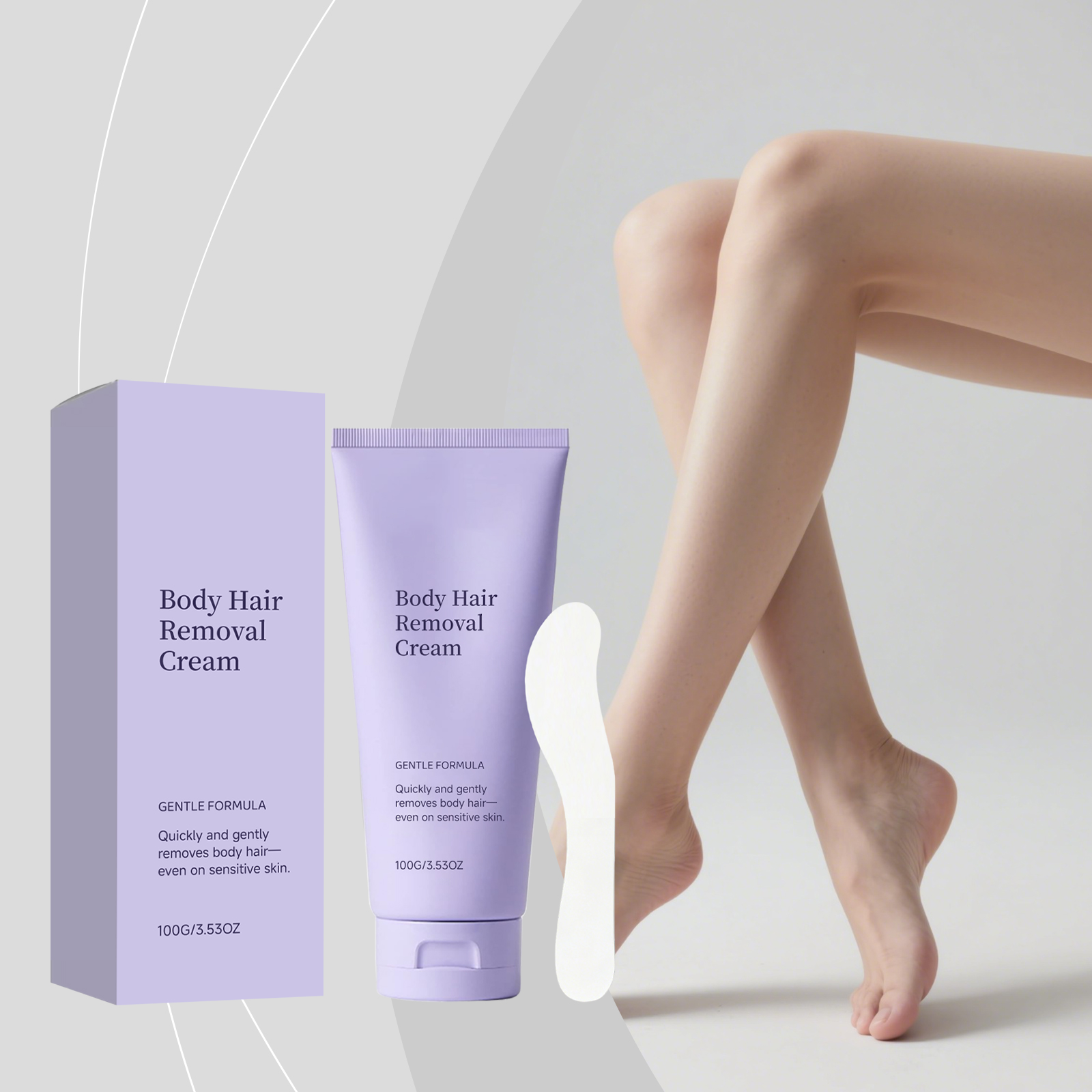 Body Hair Removal Cream Mild Fast Depilation Odorless Daily Body Cleansing Portable Skincare Product Gentle