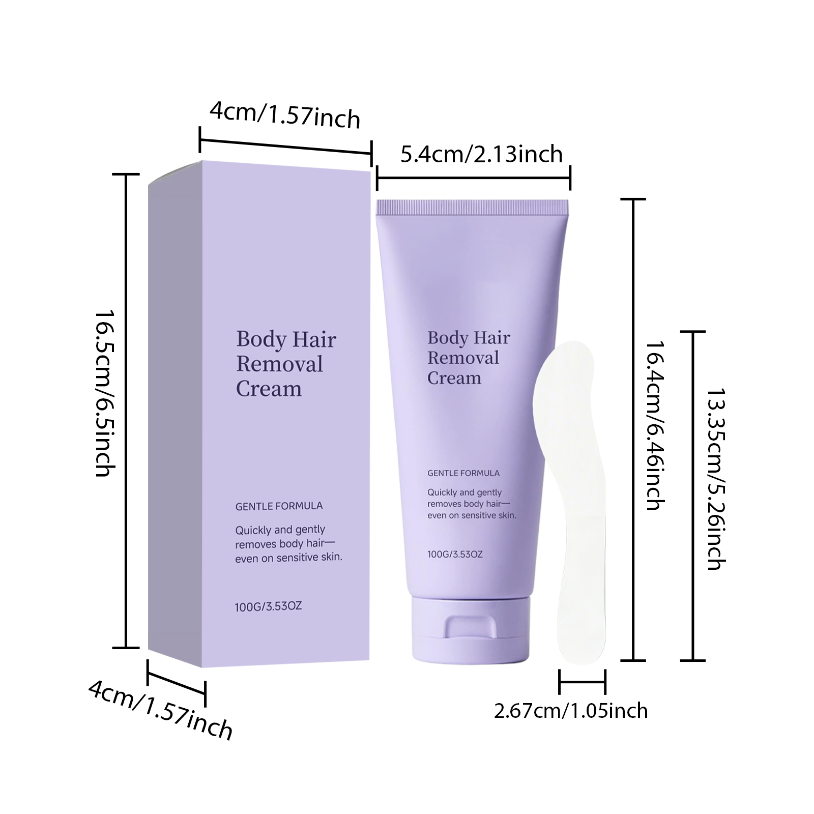 Body Hair Removal Cream Mild Fast Depilation Odorless Daily Body Cleansing Portable Skincare Product Gentle