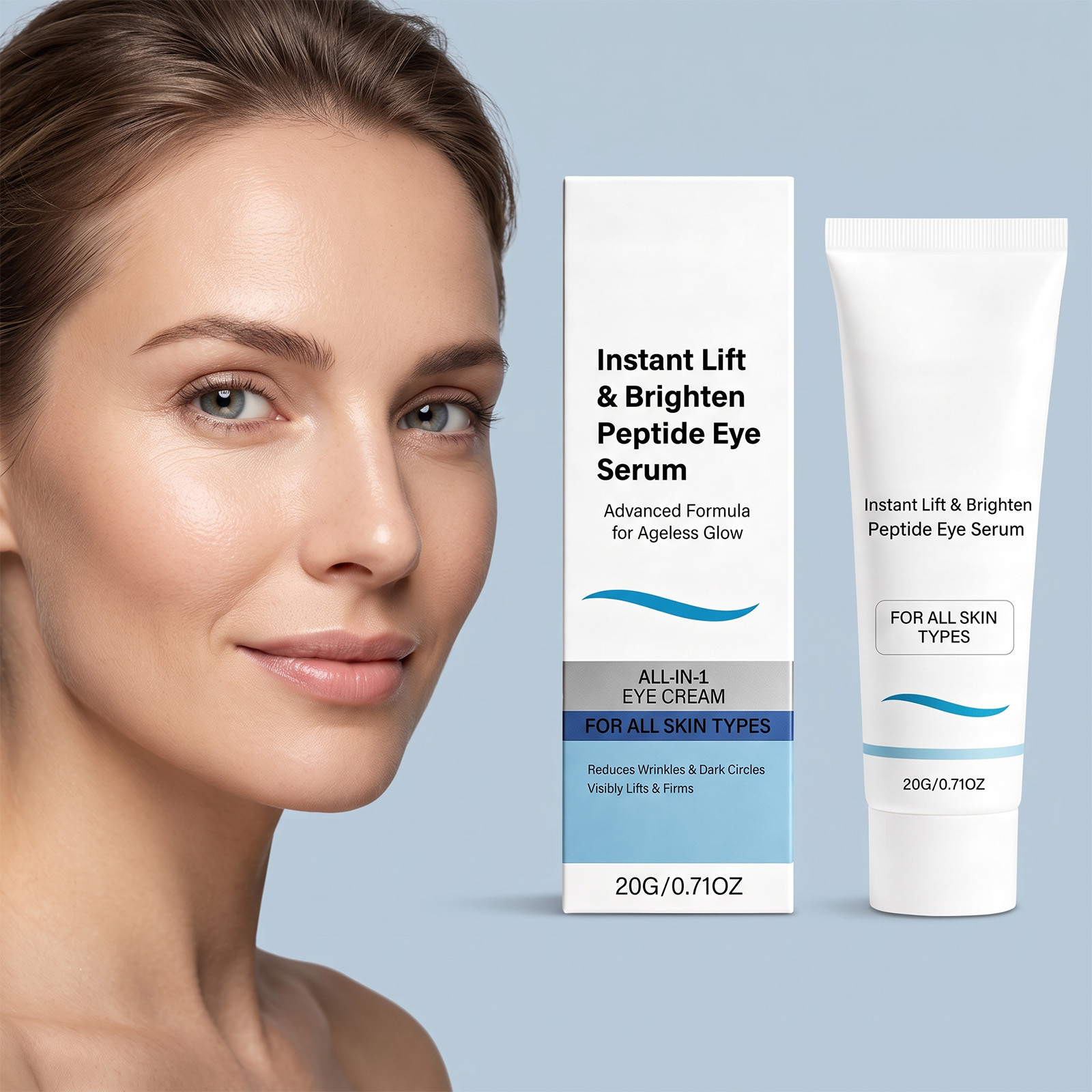 Eye Essence Mild Nourishing Hydrating Moisturizing Soft Delicate Daily Eye Skin Care Serum For Surrounding Area