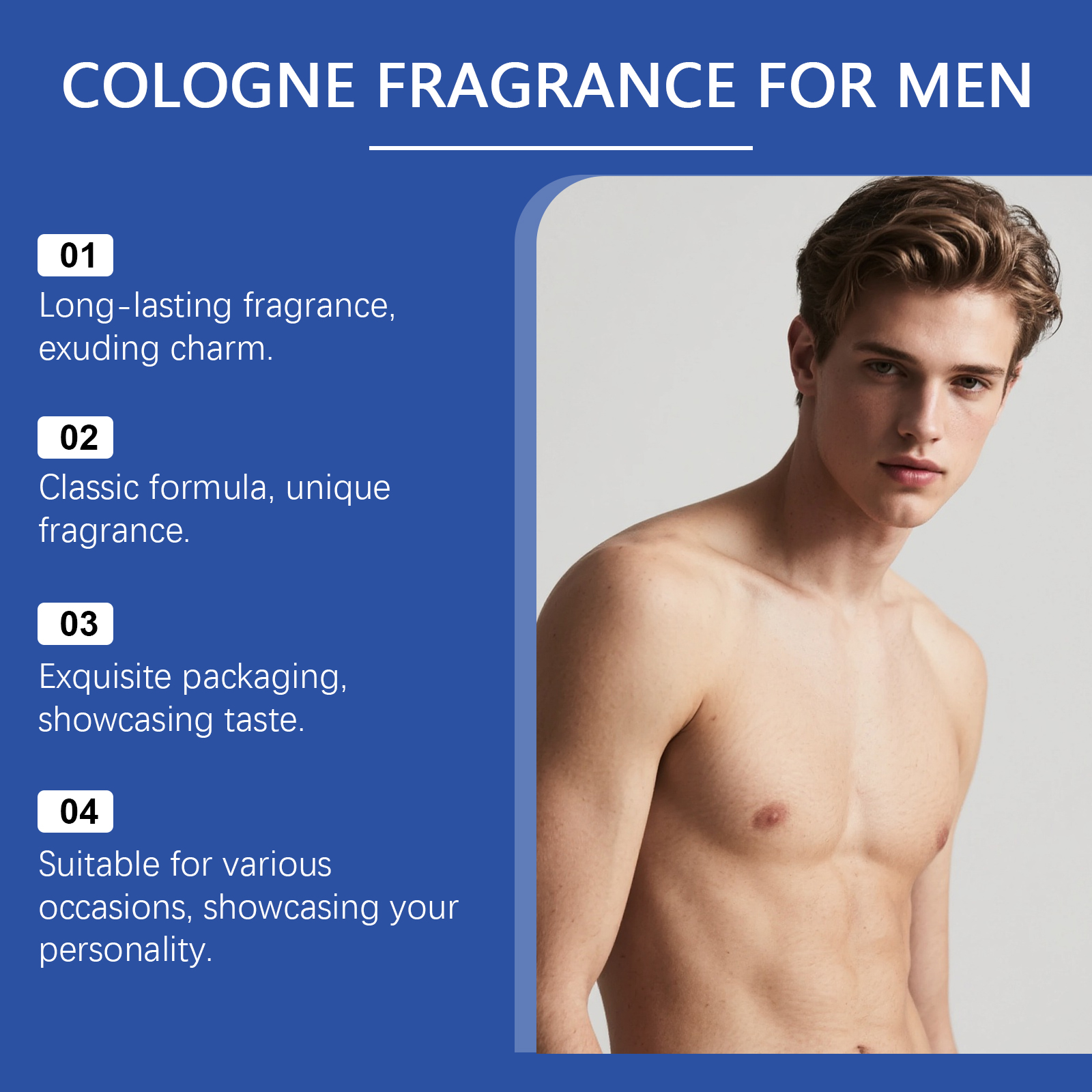 Men Charm Eau De Cologne Soft Deep Long Lasting Fragrance Layered Scent Portable Allure Aroma Daily Wear Occasion