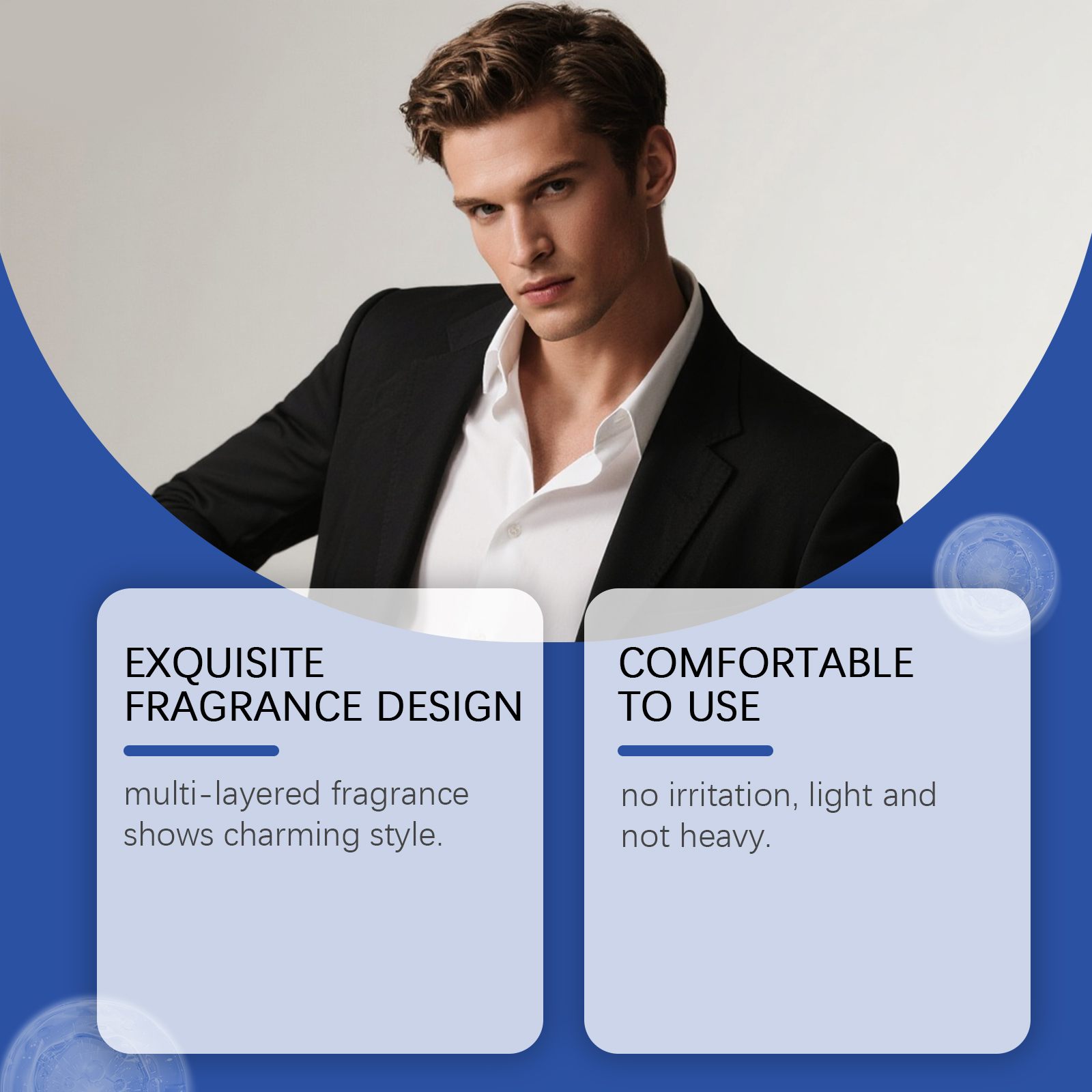 Men Charm Eau De Cologne Soft Deep Long Lasting Fragrance Layered Scent Portable Allure Aroma Daily Wear Occasion