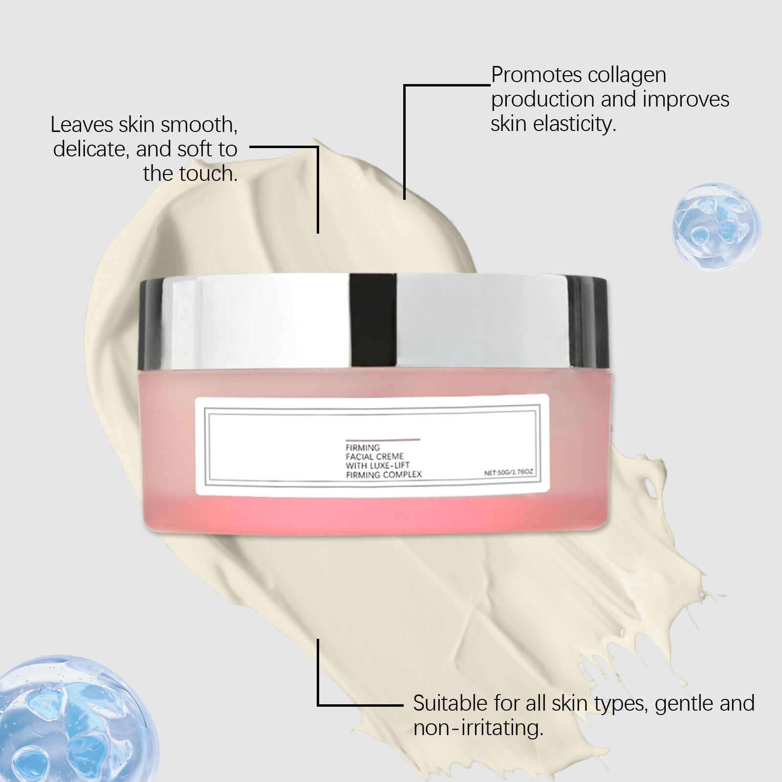 Moisturizing Facial Neck Cream Mild Hydrating Nourishing Soft Daily Skin Care For Face And Neck Complexion