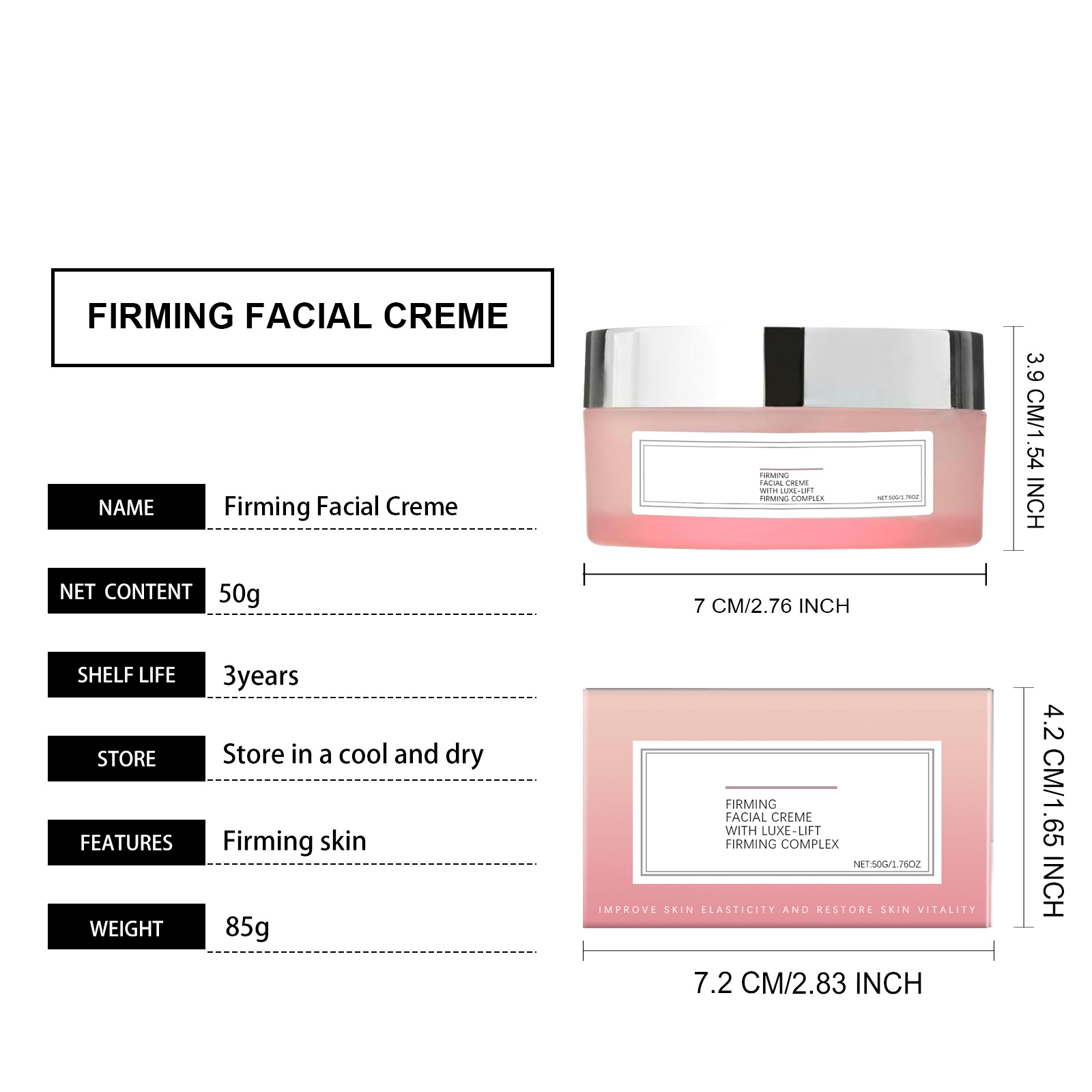 Moisturizing Facial Neck Cream Mild Hydrating Nourishing Soft Daily Skin Care For Face And Neck Complexion