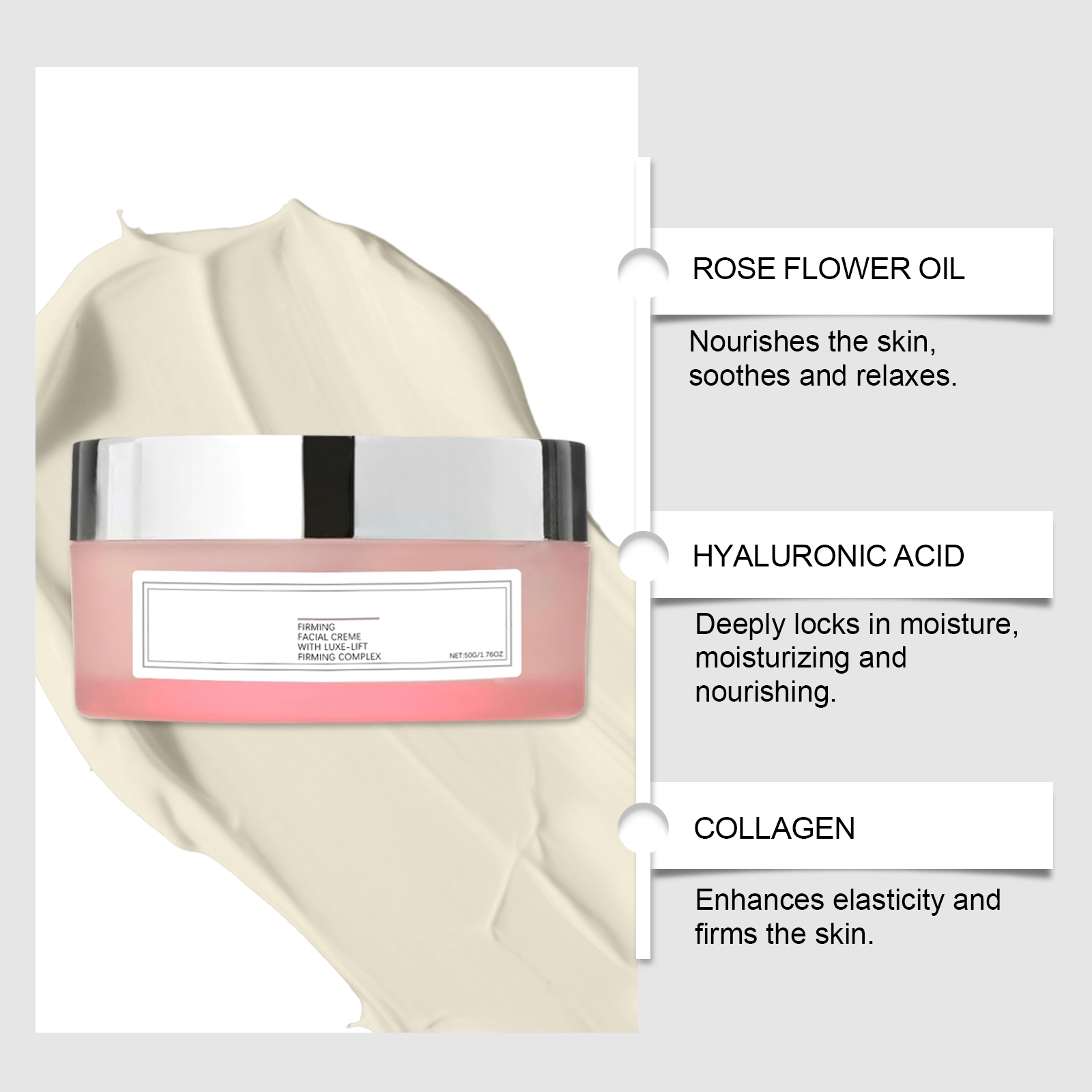 Moisturizing Facial Neck Cream Mild Hydrating Nourishing Soft Daily Skin Care For Face And Neck Complexion