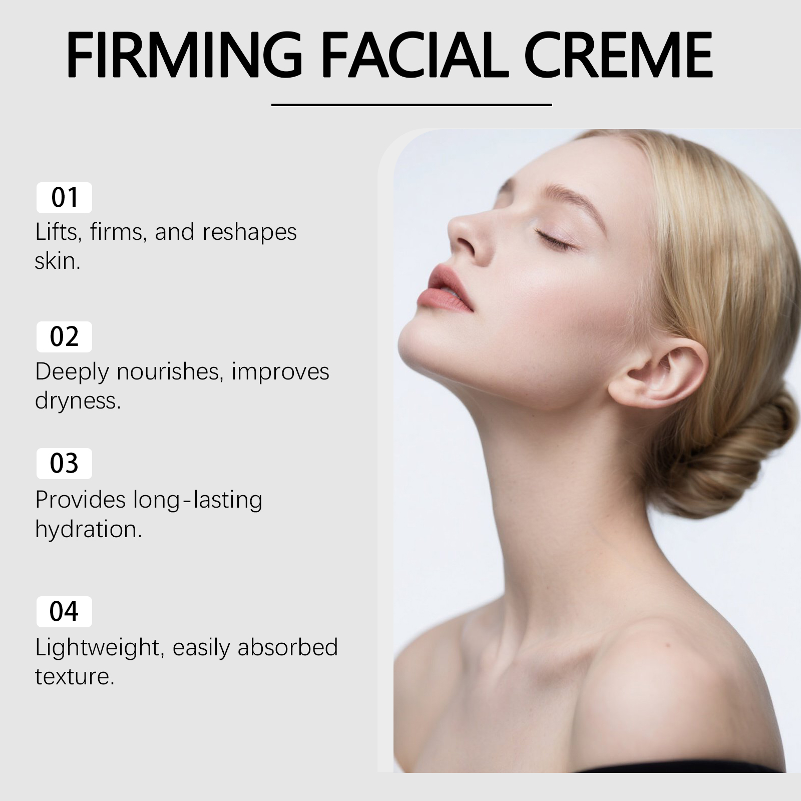 Moisturizing Facial Neck Cream Mild Hydrating Nourishing Soft Daily Skin Care For Face And Neck Complexion
