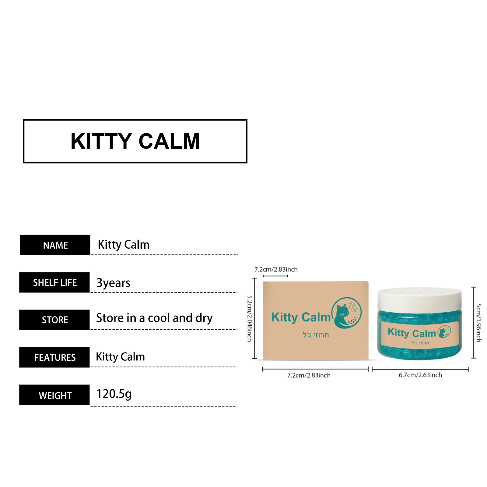 Cat Care Beads Fresh Lemon Scent Calm Kitty Mood Fit Household Environment Changes Daily Indoor Use Gentle Fragrance Pellets