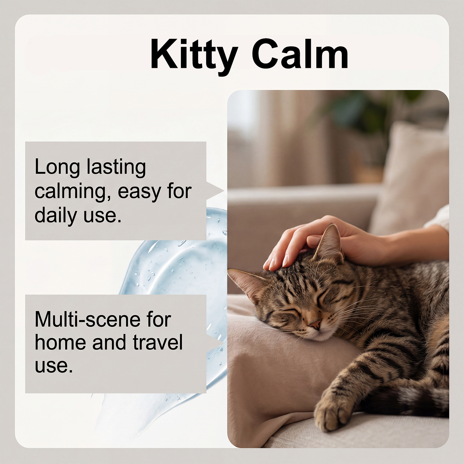 Cat Care Beads Fresh Lemon Scent Calm Kitty Mood Fit Household Environment Changes Daily Indoor Use Gentle Fragrance Pellets