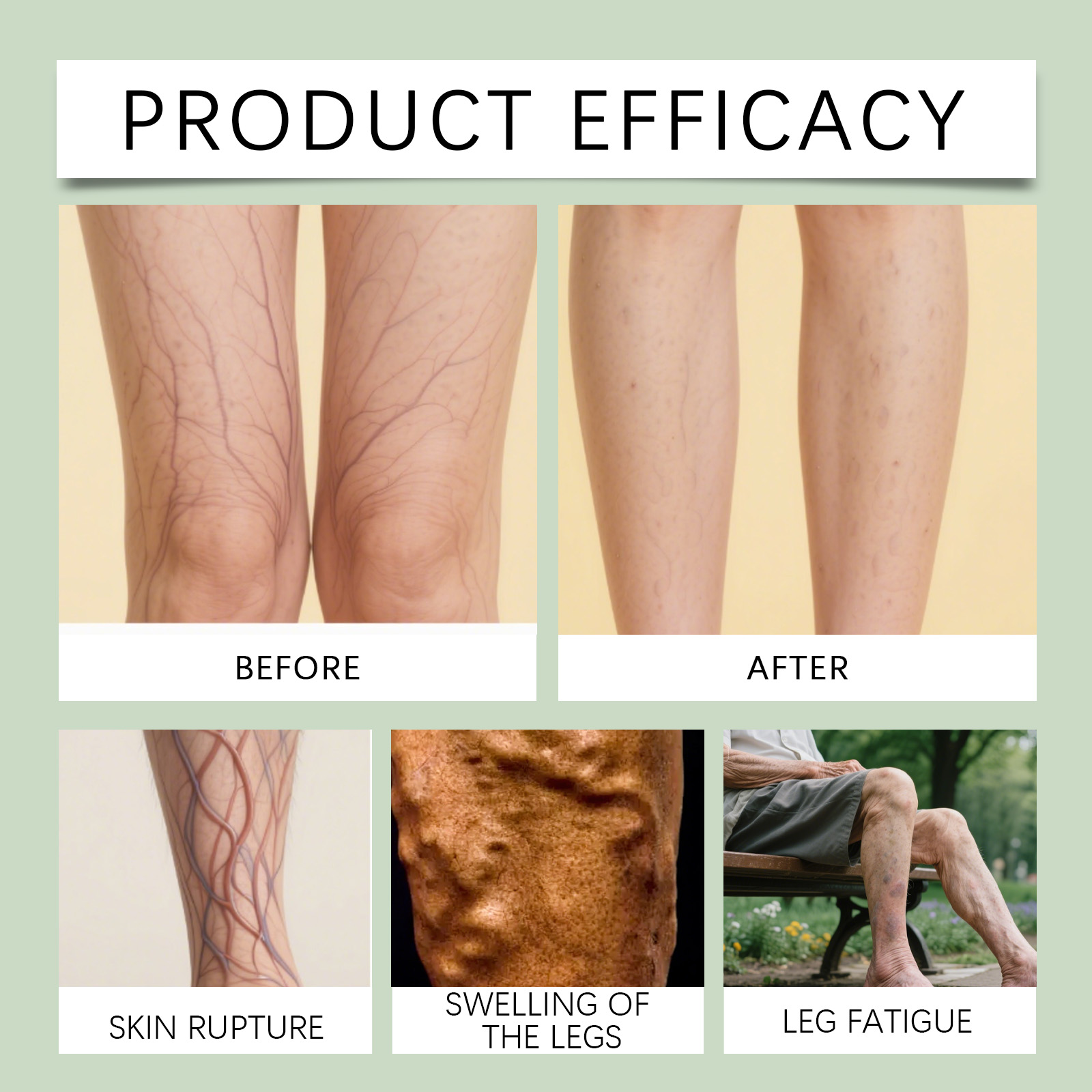 Herbal Massage Cream Natural Plant Formula Mild Comfortable Leg Skin Daily Care External Coating Lotion