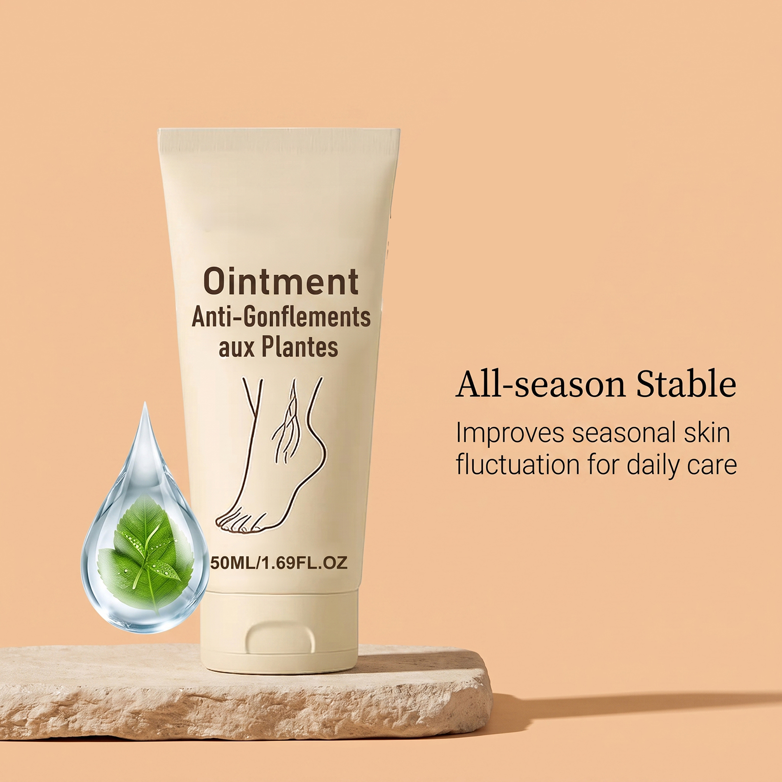 Herb Care Cream Plant Extract Mild Silky Moisturizing Four Season Maintenance Whole Body Care Treatment