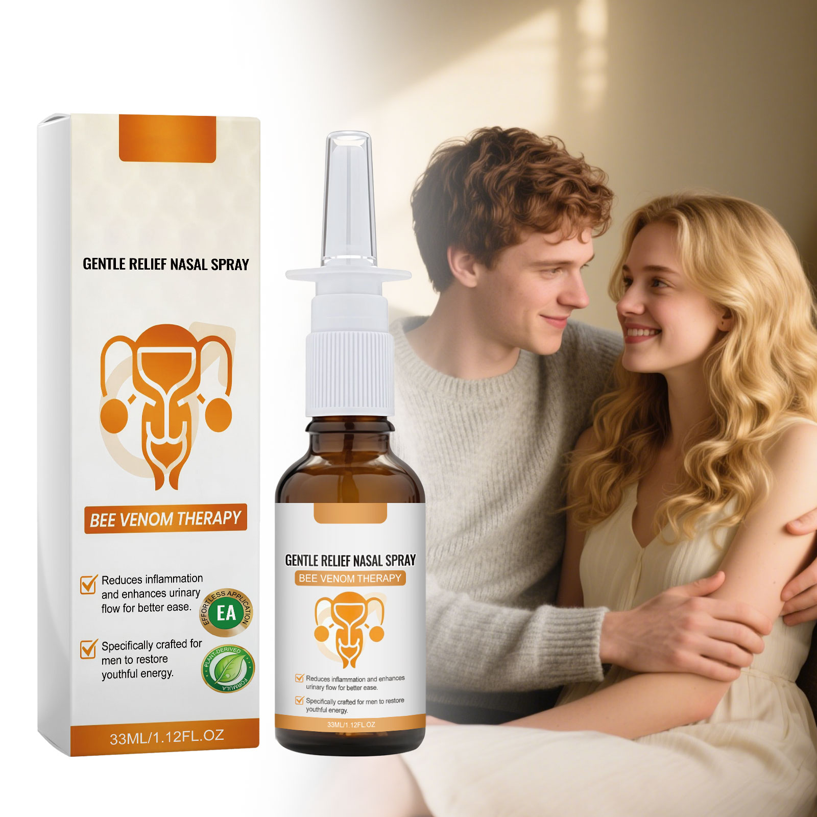 Men Nasal Care Spray Contains Plant Extracts Mild Texture Refreshing Non Irritating For Male Body Care