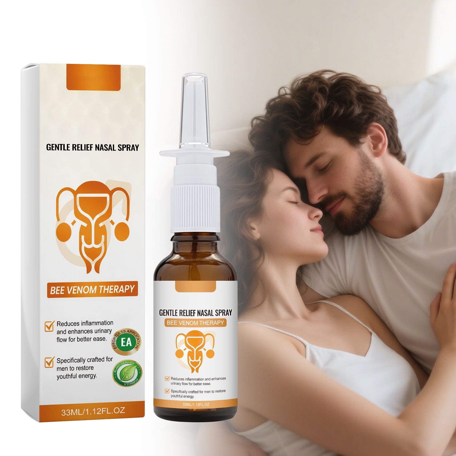 Men Nasal Care Spray Contains Plant Extracts Mild Texture Refreshing Non Irritating For Male Body Care