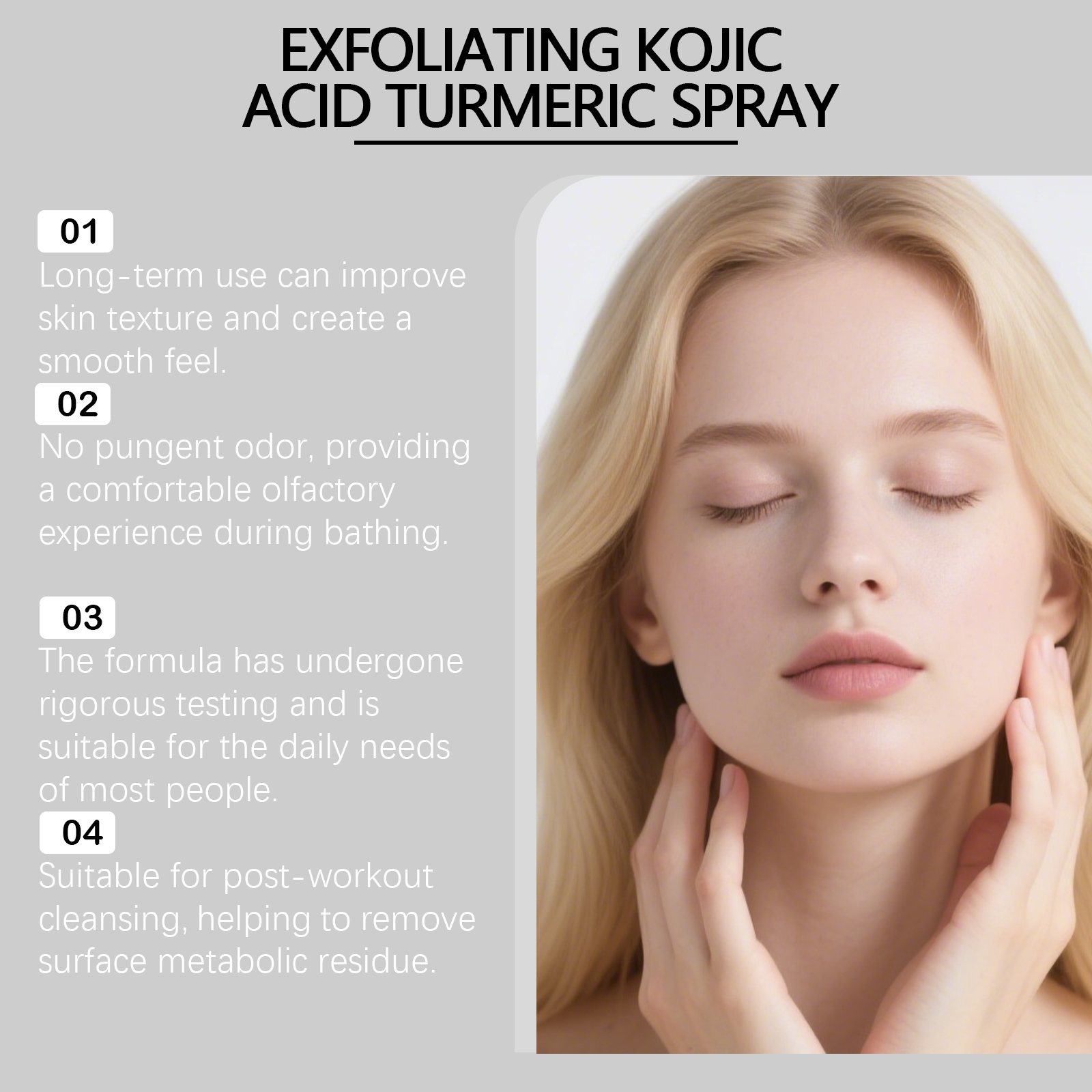 Exfoliating Skin Care Essence Spray Brighten Complexion Smooth Texture Hydrate Moisturize Soften Facial Skin