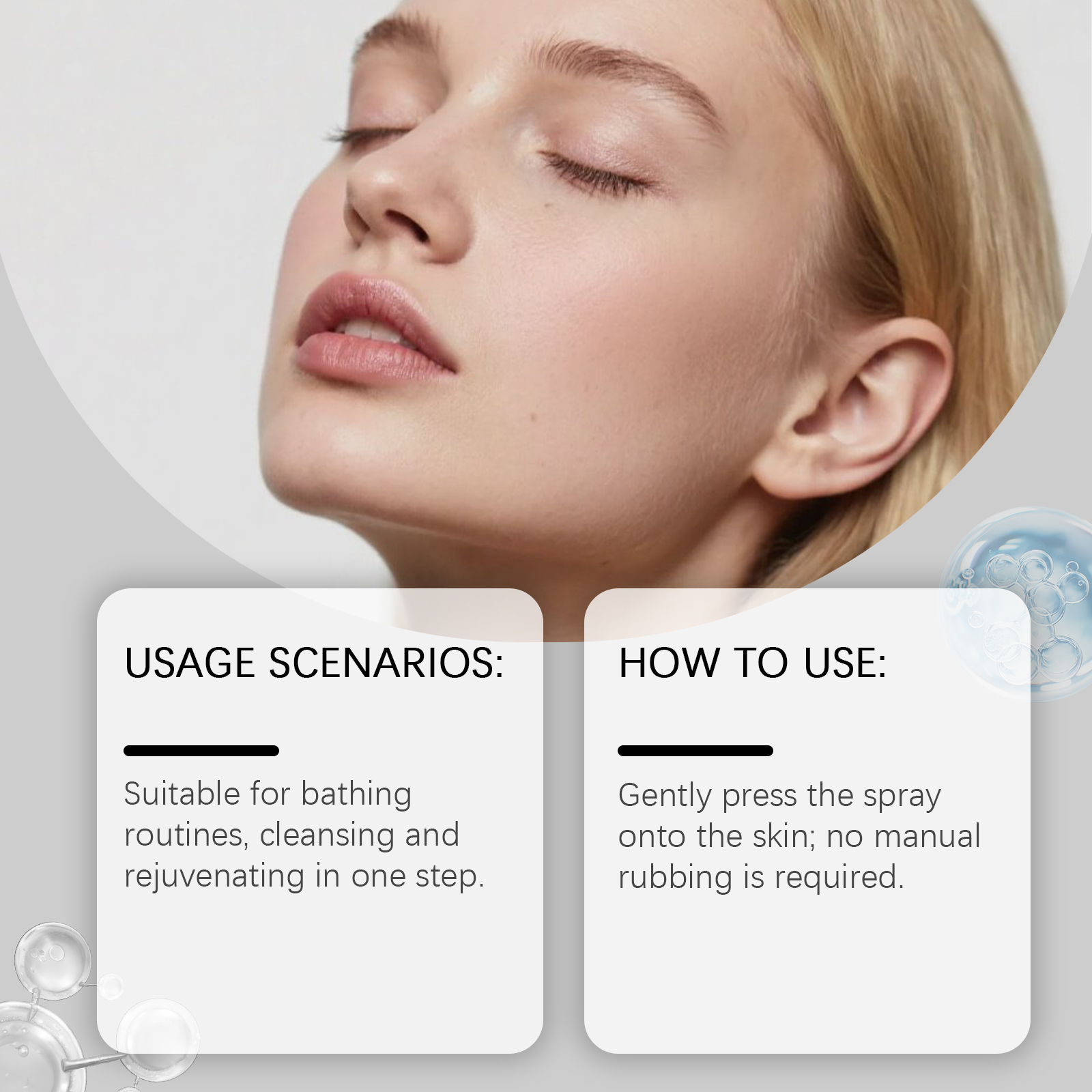 Exfoliating Skin Care Essence Spray Brighten Complexion Smooth Texture Hydrate Moisturize Soften Facial Skin