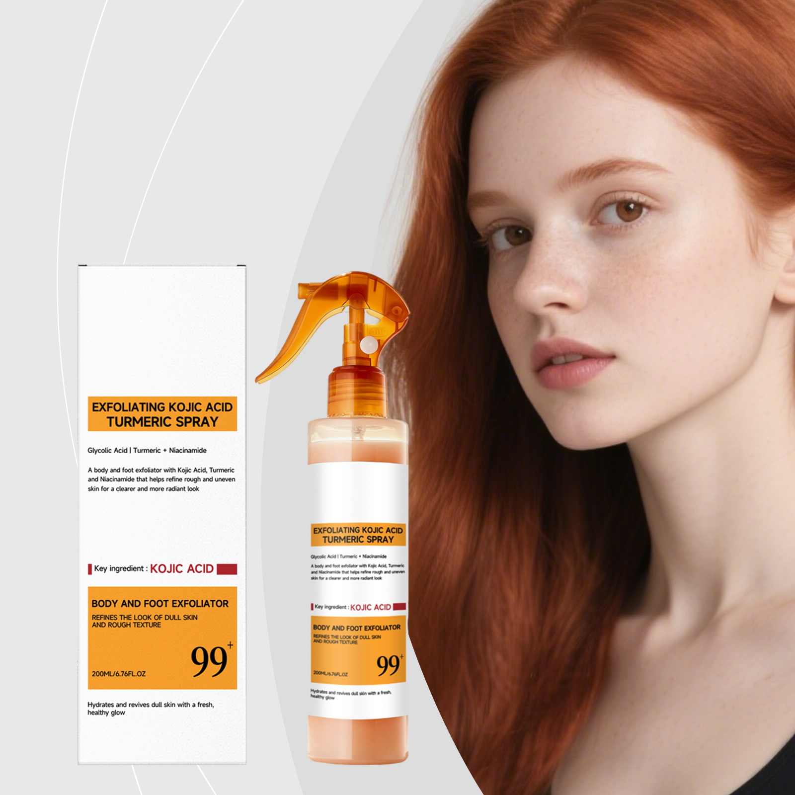Exfoliating Skin Care Essence Spray Brighten Complexion Smooth Texture Hydrate Moisturize Soften Facial Skin