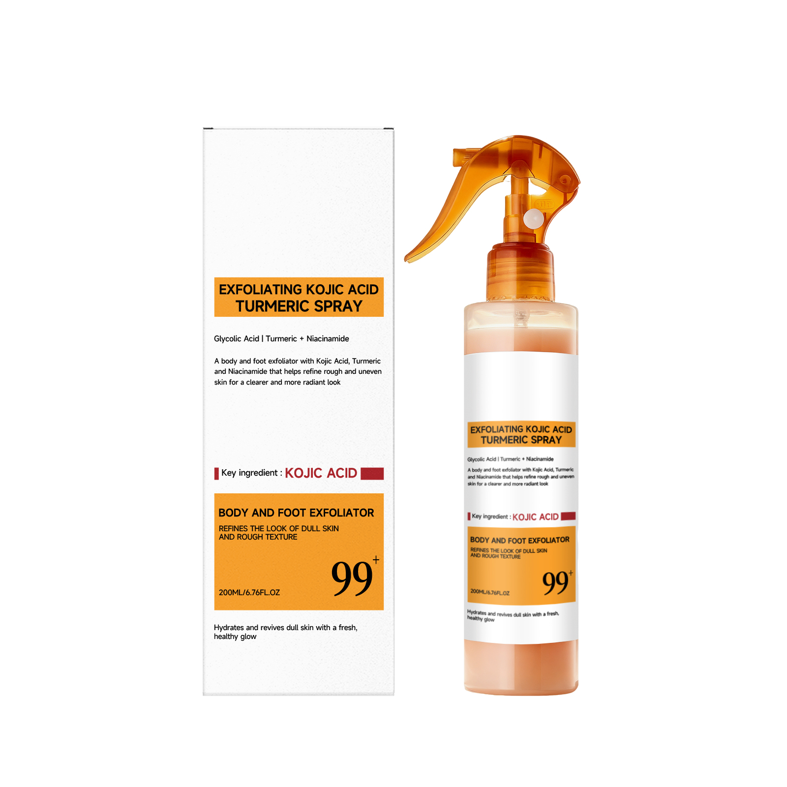 Exfoliating Skin Care Essence Spray Brighten Complexion Smooth Texture Hydrate Moisturize Soften Facial Skin