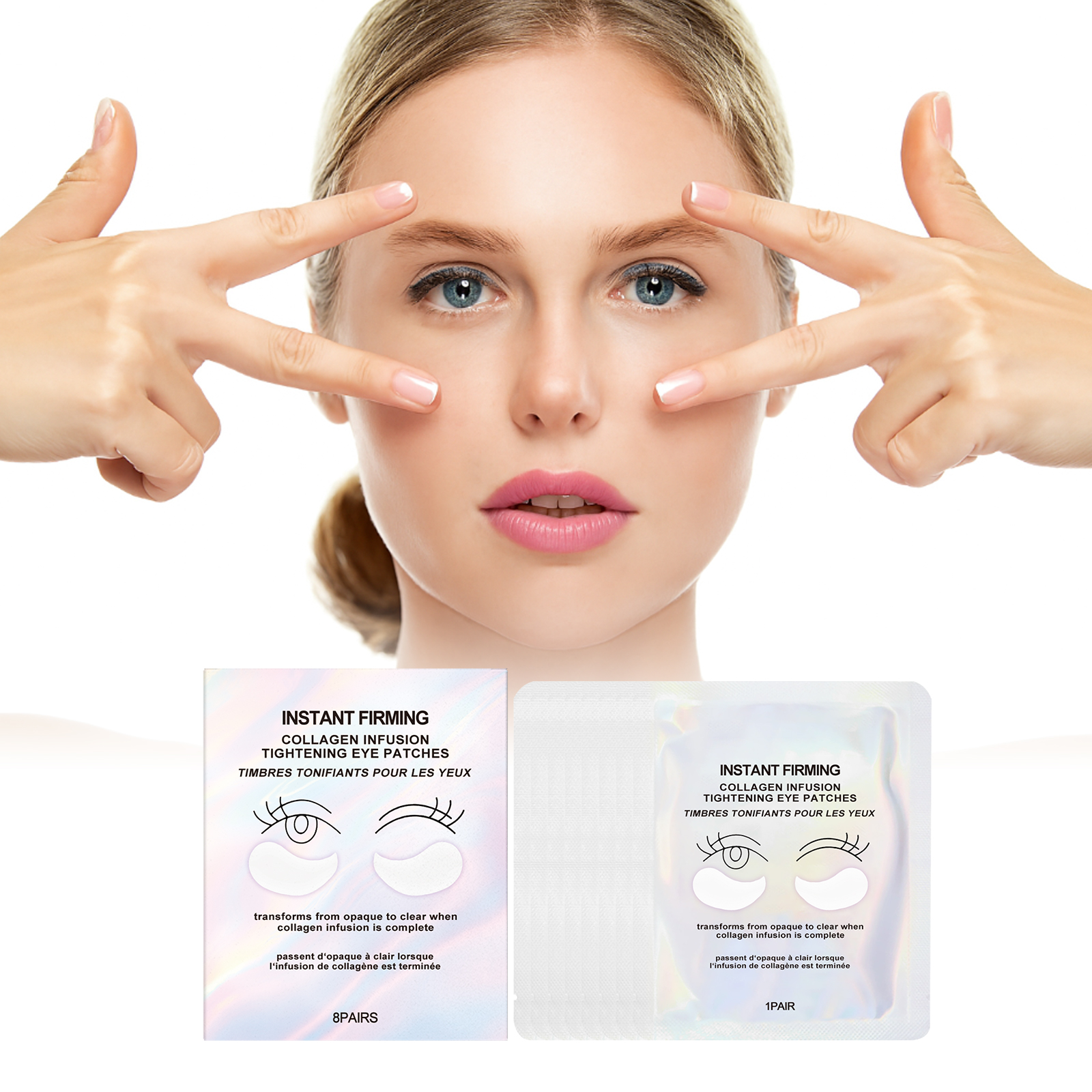 Collagen Eye Mask Deep Hydrating Moisturizing Mild Ingredients Soften Skin Eye Area Skin Eye Care